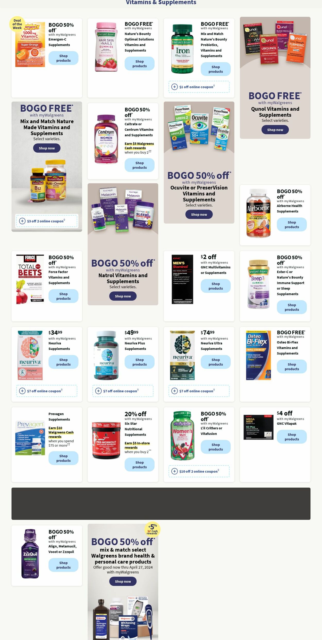 Walgreens Weekly Ad Circular - valid 03/11-03/20/2024 (Page 5)
