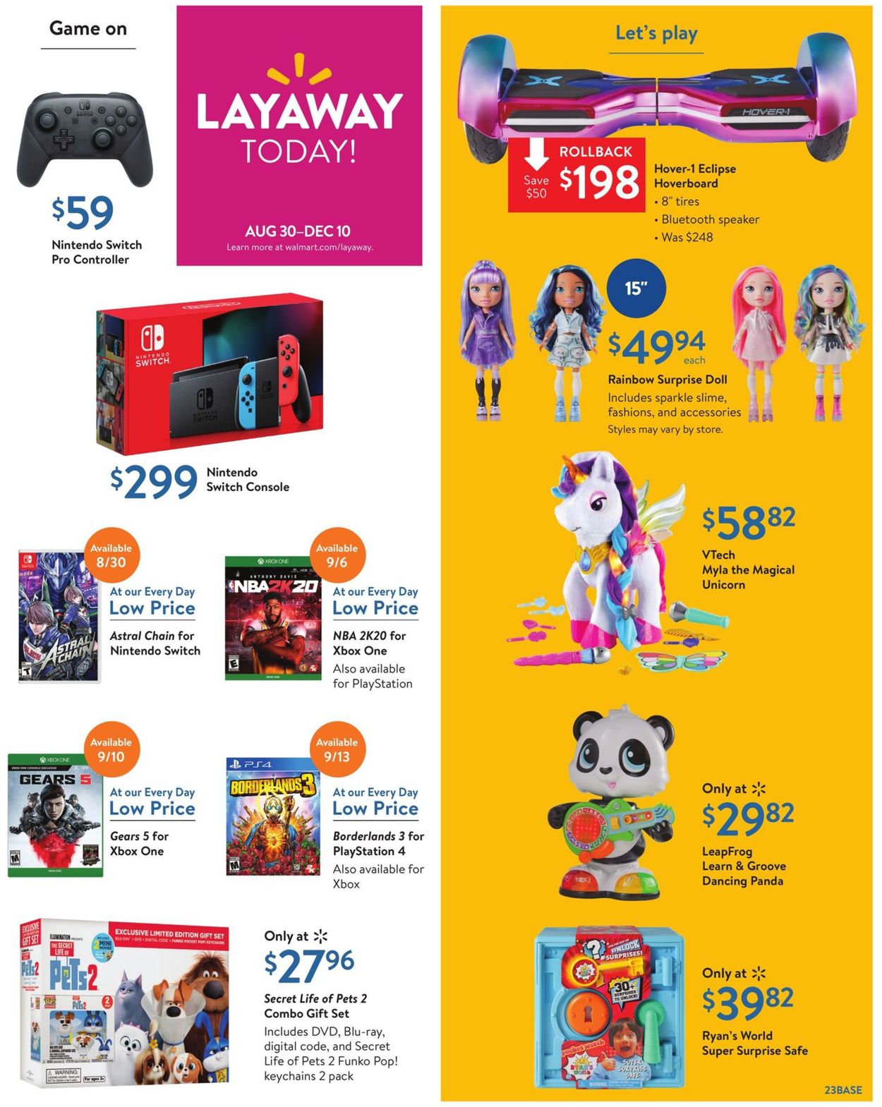 Walmart Weekly Ad Circular - valid 08/30-09/14/2019 (Page 23)