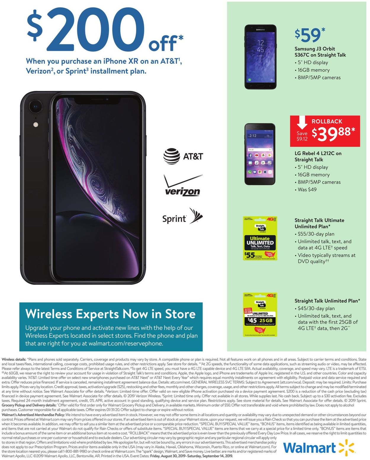 Walmart Weekly Ad Circular - valid 08/30-09/14/2019 (Page 24)