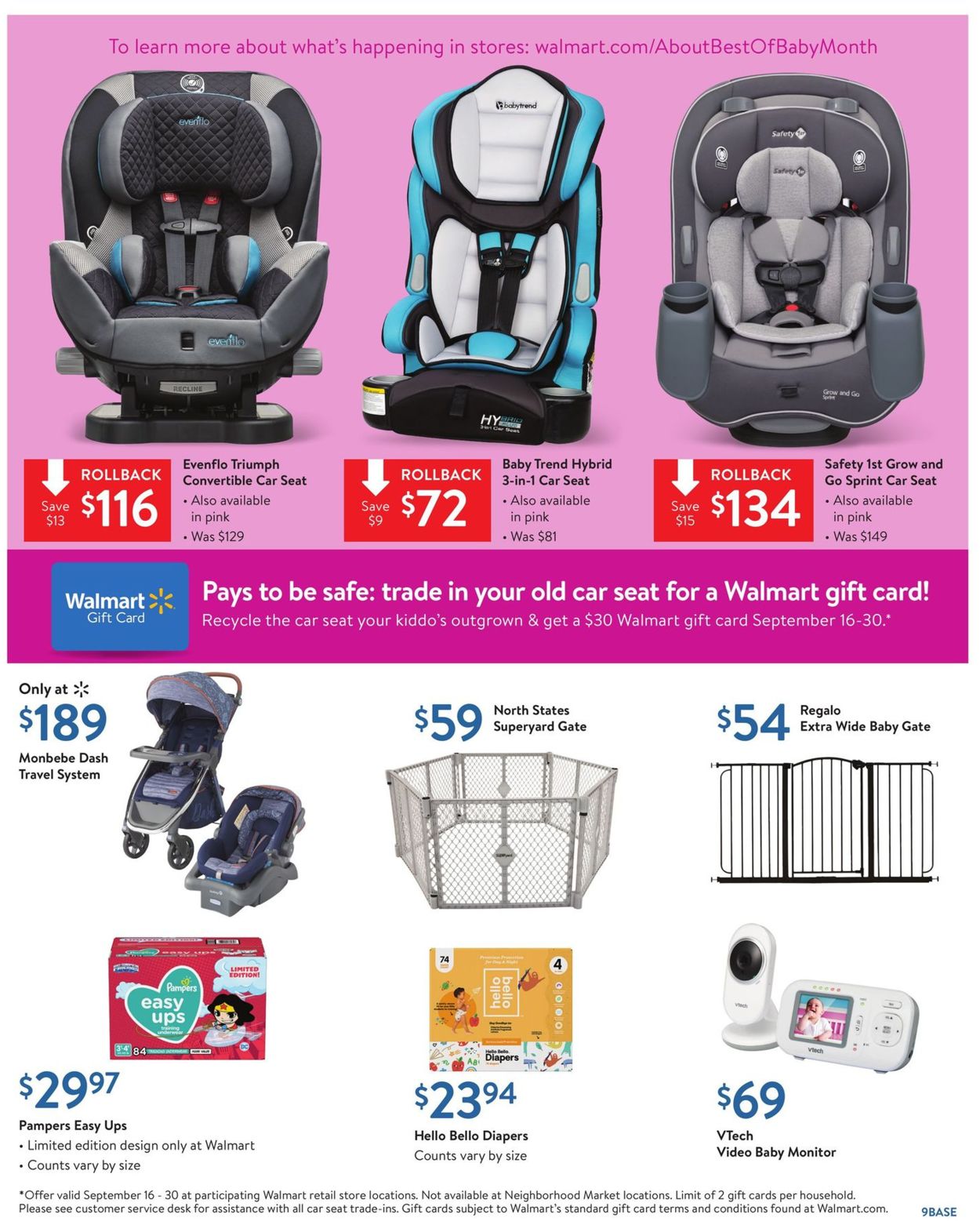 Walmart Weekly Ad Circular - valid 09/15-09/26/2019 (Page 9)