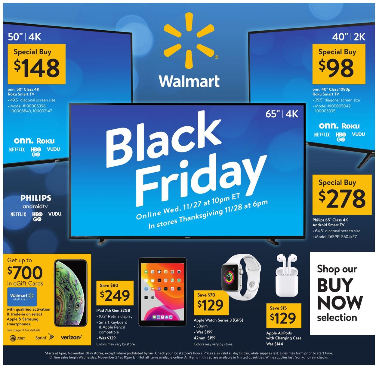 Walmart - Black Friday Ad 2019 Weekly Ad Circular - valid 11/28-11/29/2019