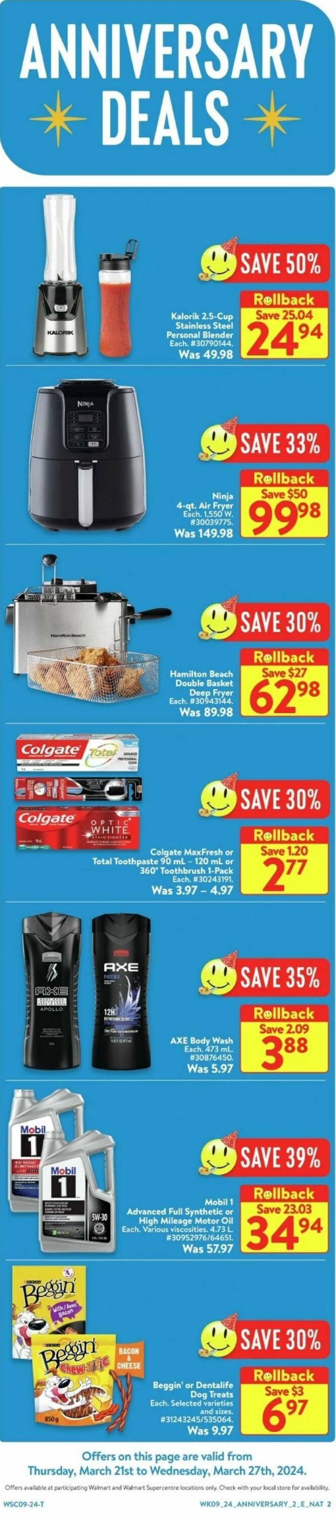 Walmart Weekly Ad Circular - valid 03/20-03/27/2024 (Page 4)
