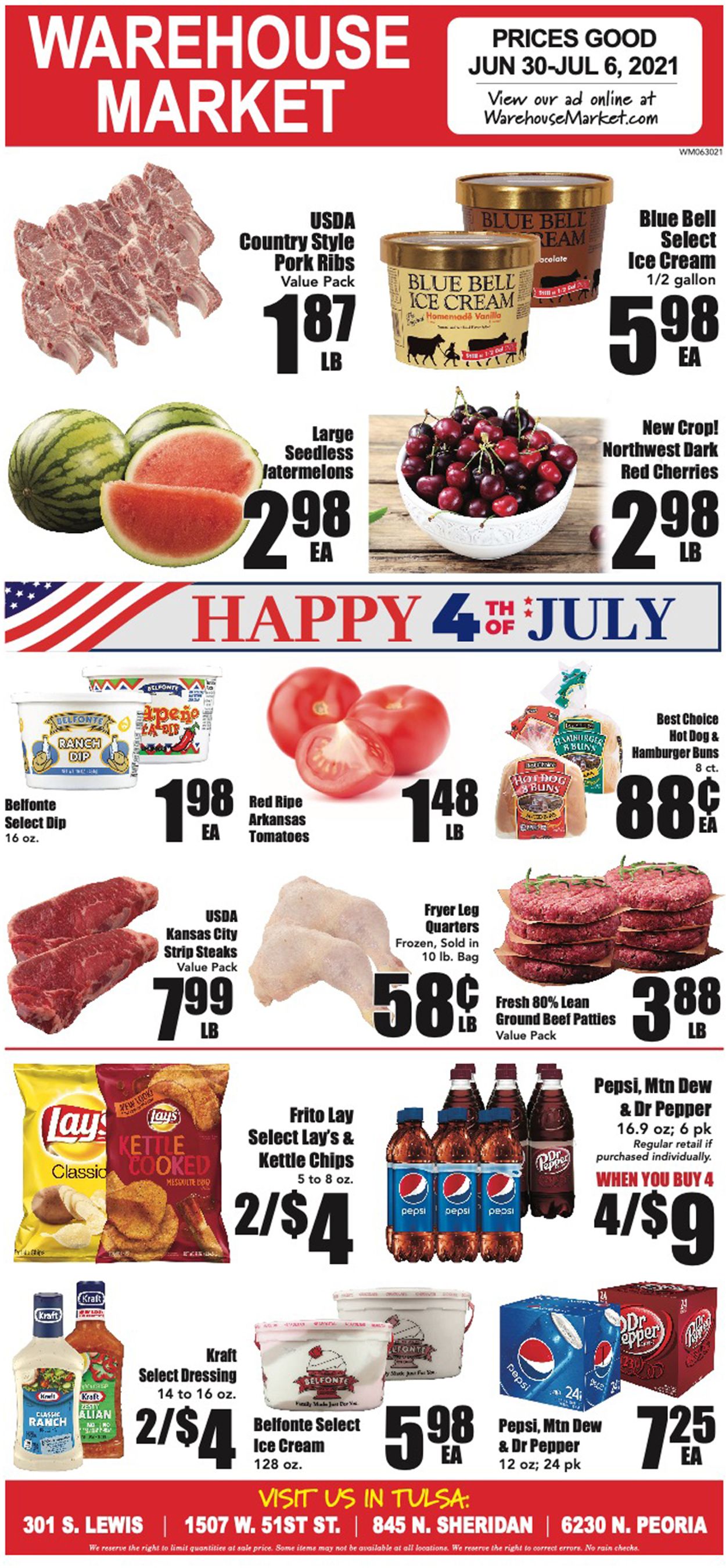 Warehouse Market Weekly Ad Circular - valid 06/30-07/06/2021