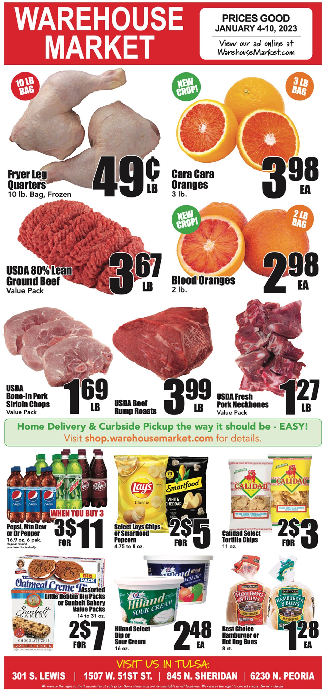 Warehouse Market Weekly Ad Circular - valid 01/04-01/10/2023