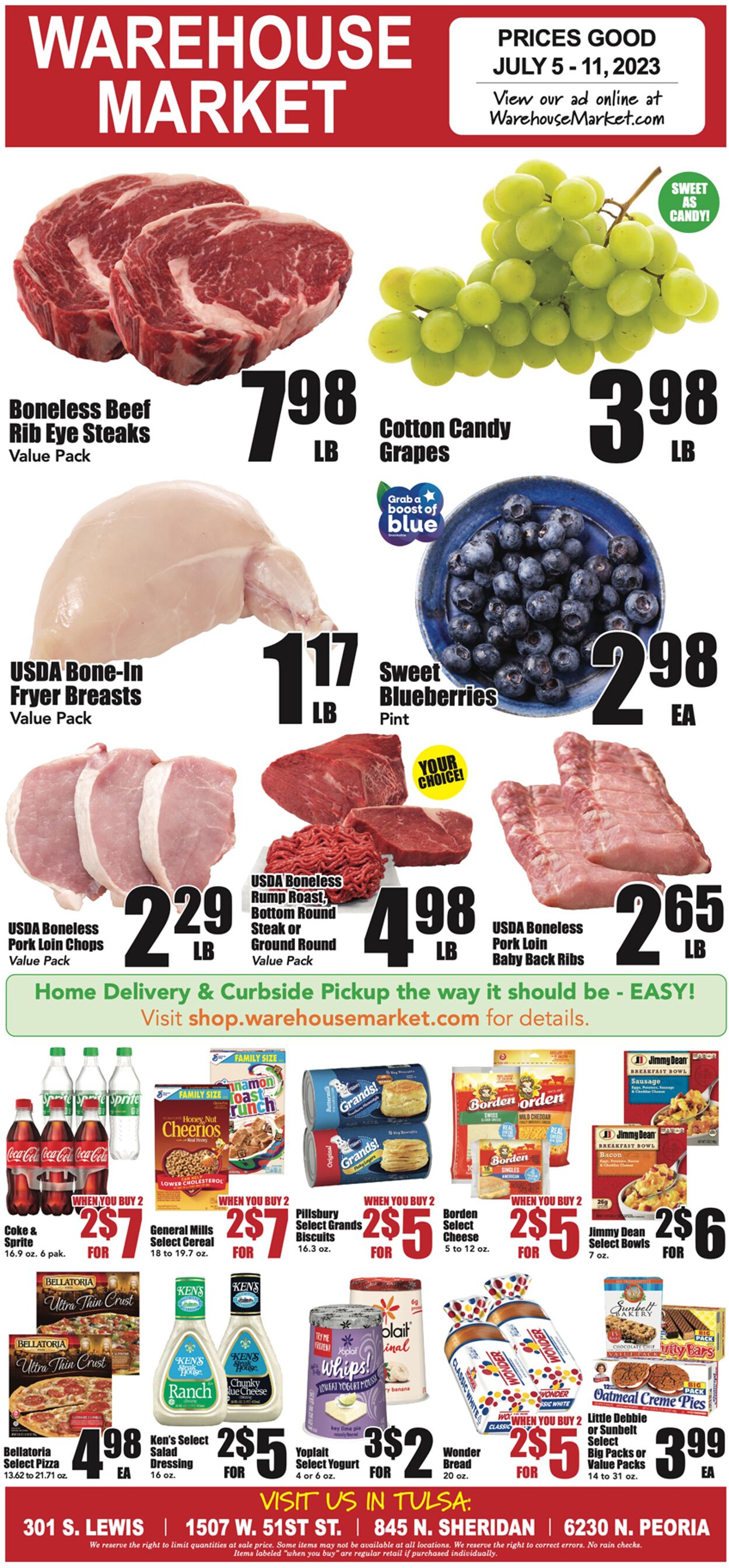 Warehouse Market Weekly Ad Circular - valid 07/05-07/11/2023