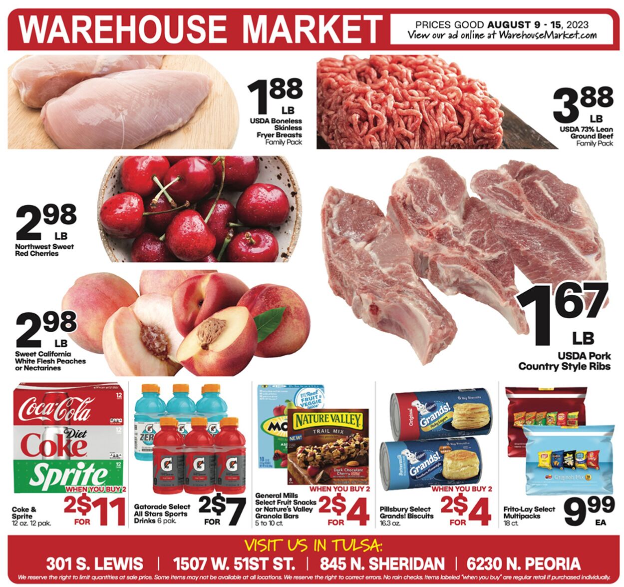 Warehouse Market Weekly Ad Circular - valid 08/09-08/15/2023