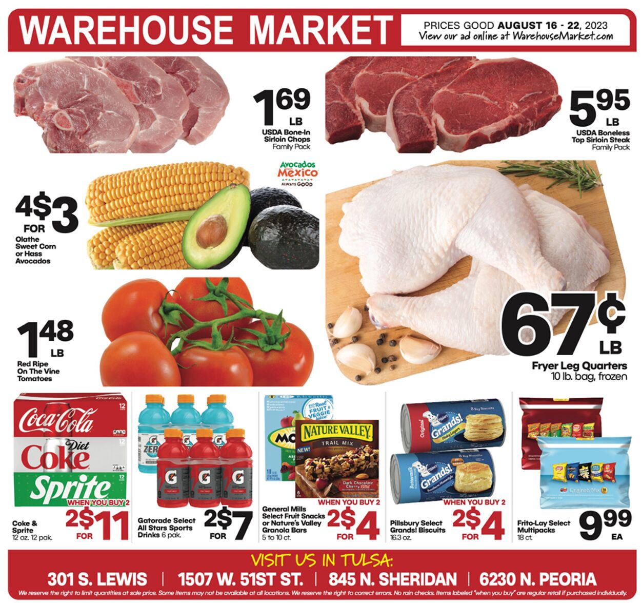 Warehouse Market Weekly Ad Circular - valid 08/16-08/22/2023