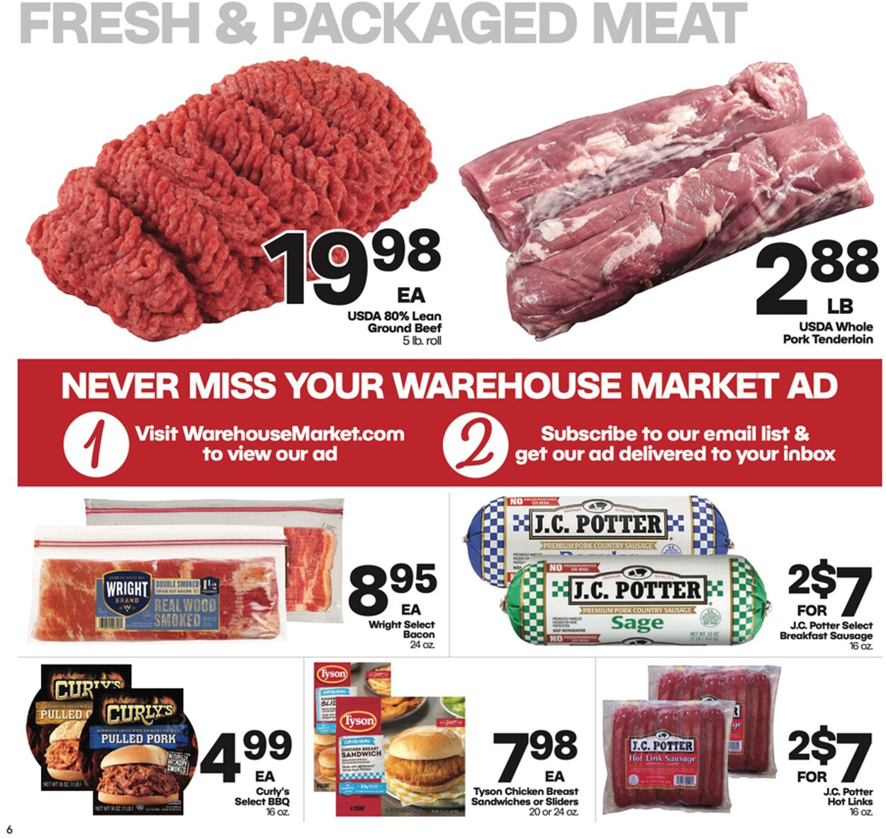 Warehouse Market Weekly Ad Circular - valid 08/16-08/22/2023 (Page 6)