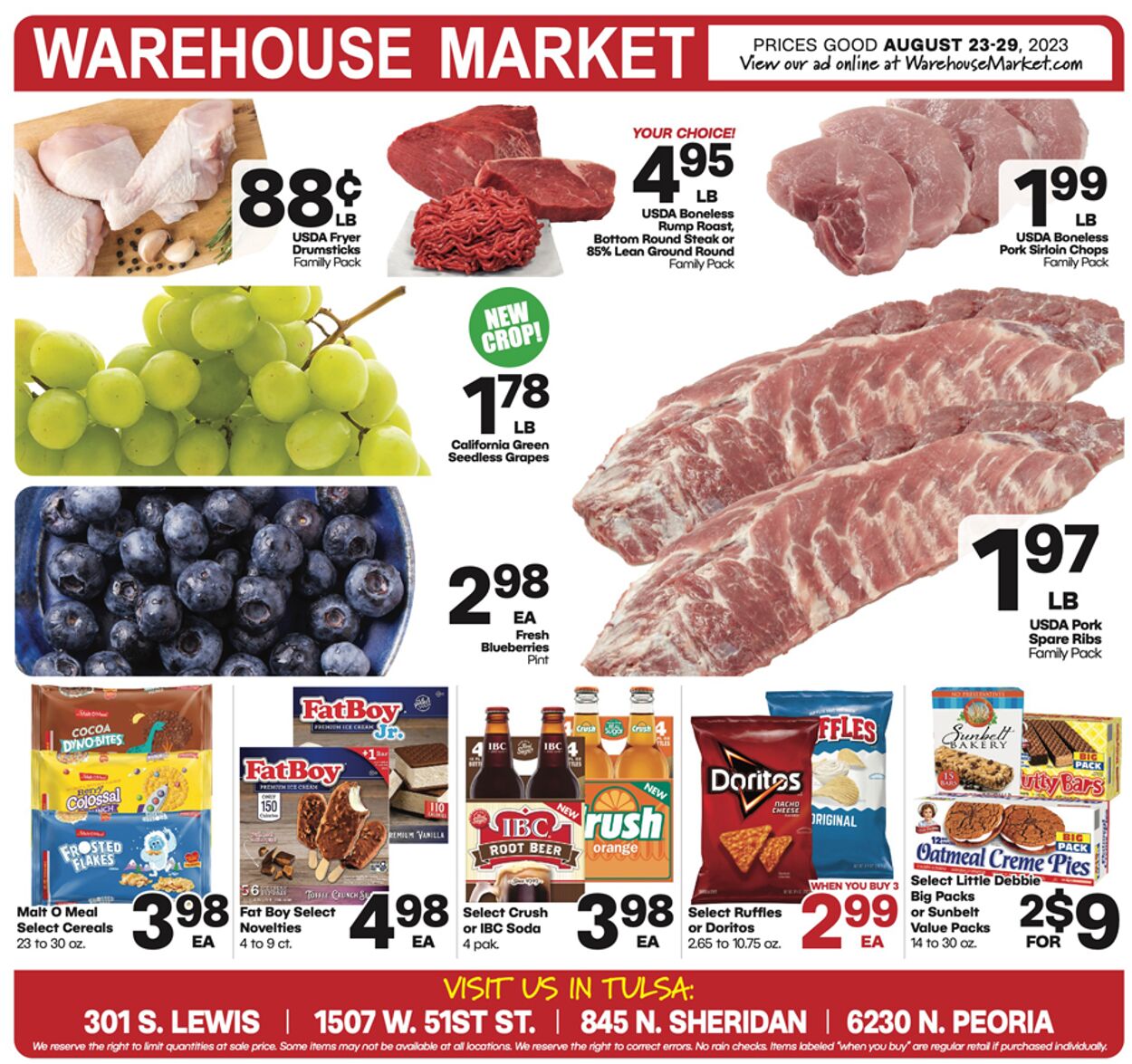 Warehouse Market Weekly Ad Circular - valid 08/23-08/29/2023