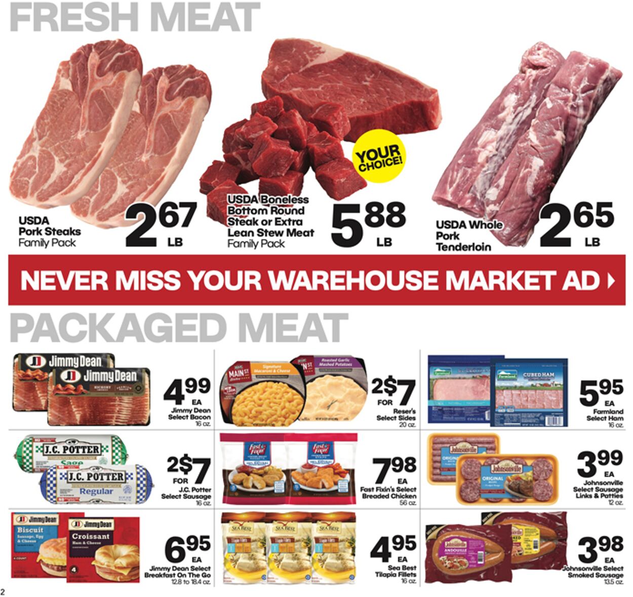 Warehouse Market Weekly Ad Circular - valid 09/27-10/03/2023 (Page 2)