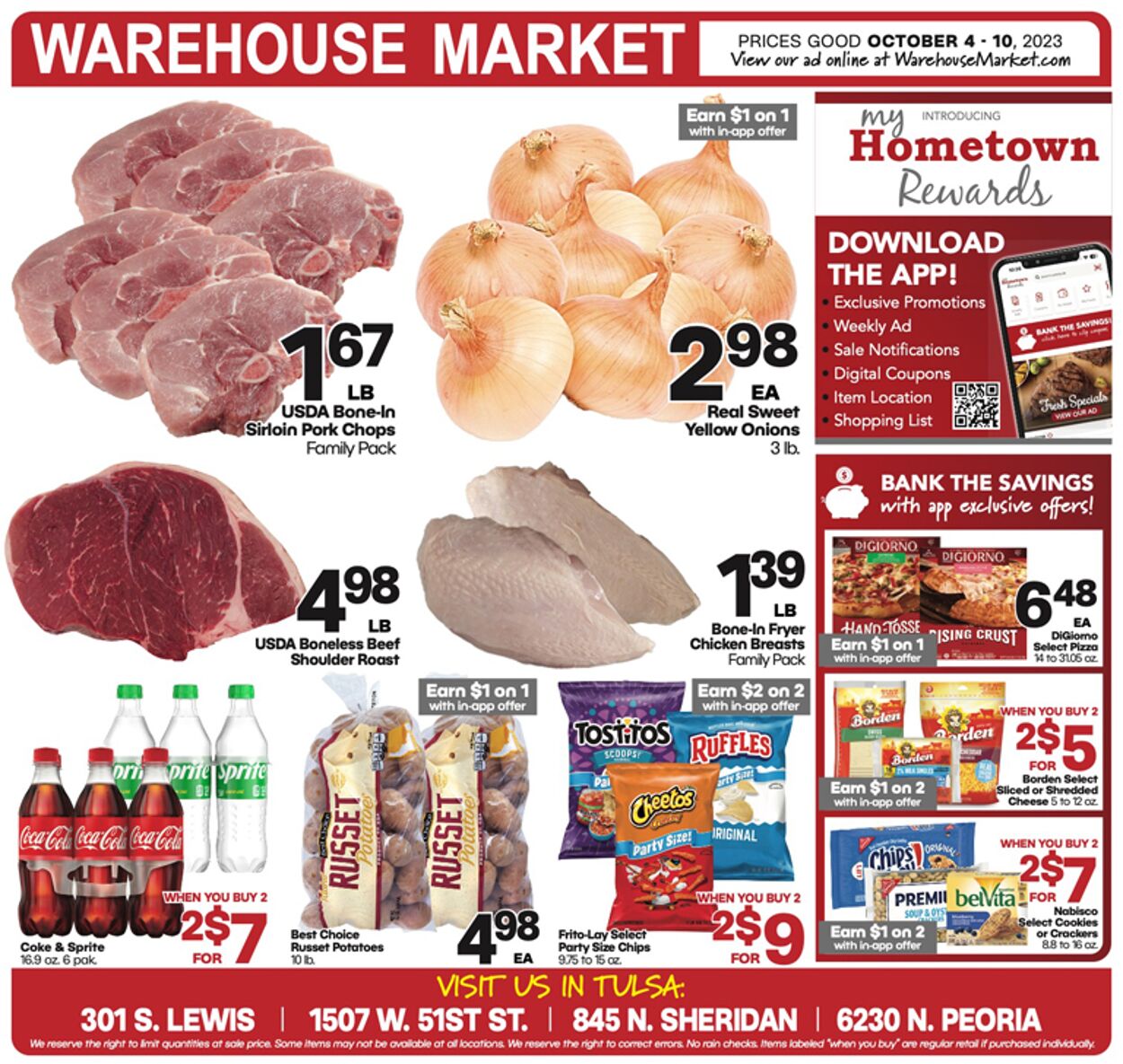 Warehouse Market Weekly Ad Circular - valid 10/04-10/10/2023