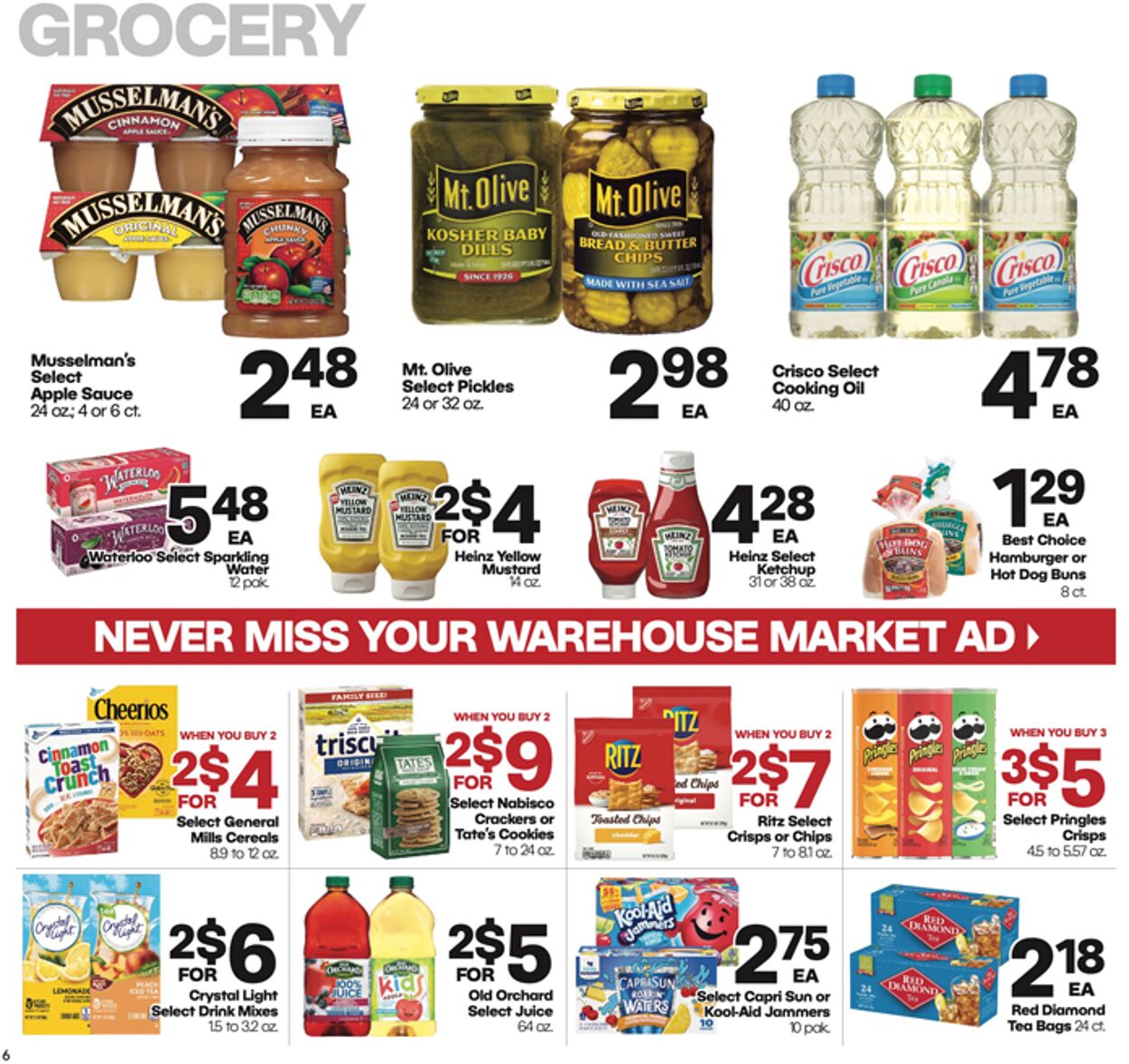 Warehouse Market Weekly Ad Circular - valid 10/18-10/24/2023 (Page 6)