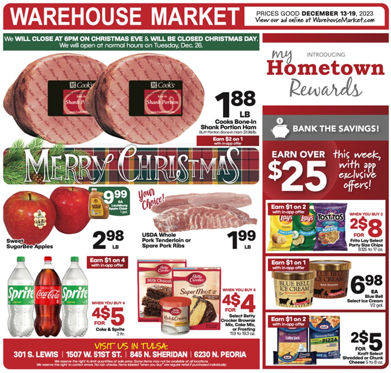 Warehouse Market Weekly Ad Circular - valid 12/13-12/19/2023