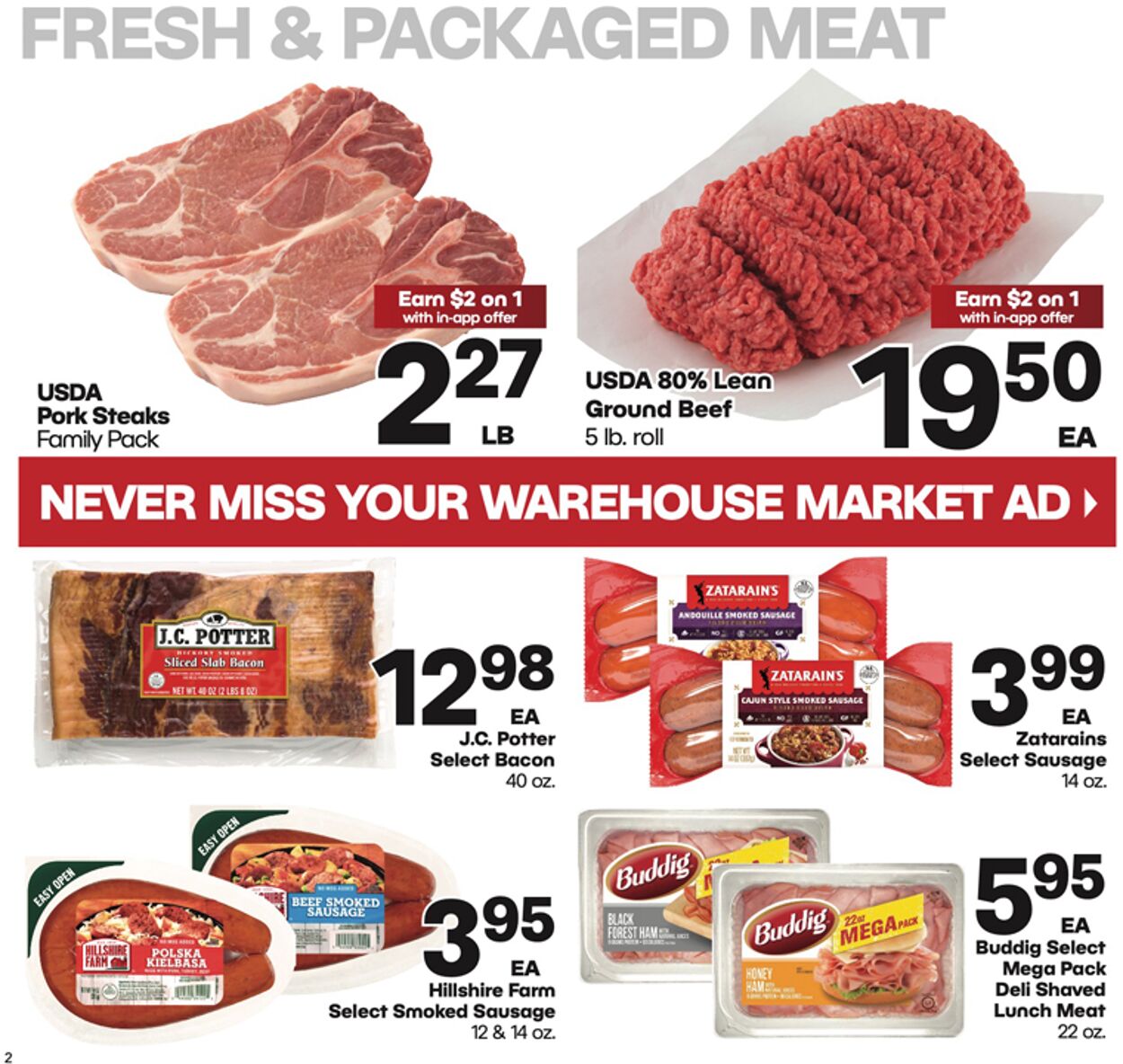 Warehouse Market Weekly Ad Circular - valid 01/10-01/16/2024 (Page 2)