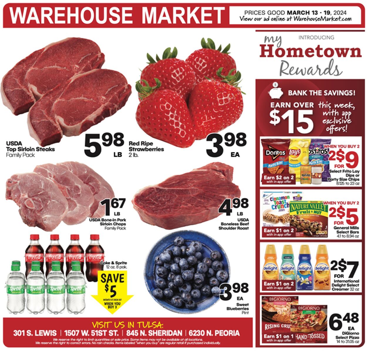 Warehouse Market Weekly Ad Circular - valid 03/13-03/19/2024