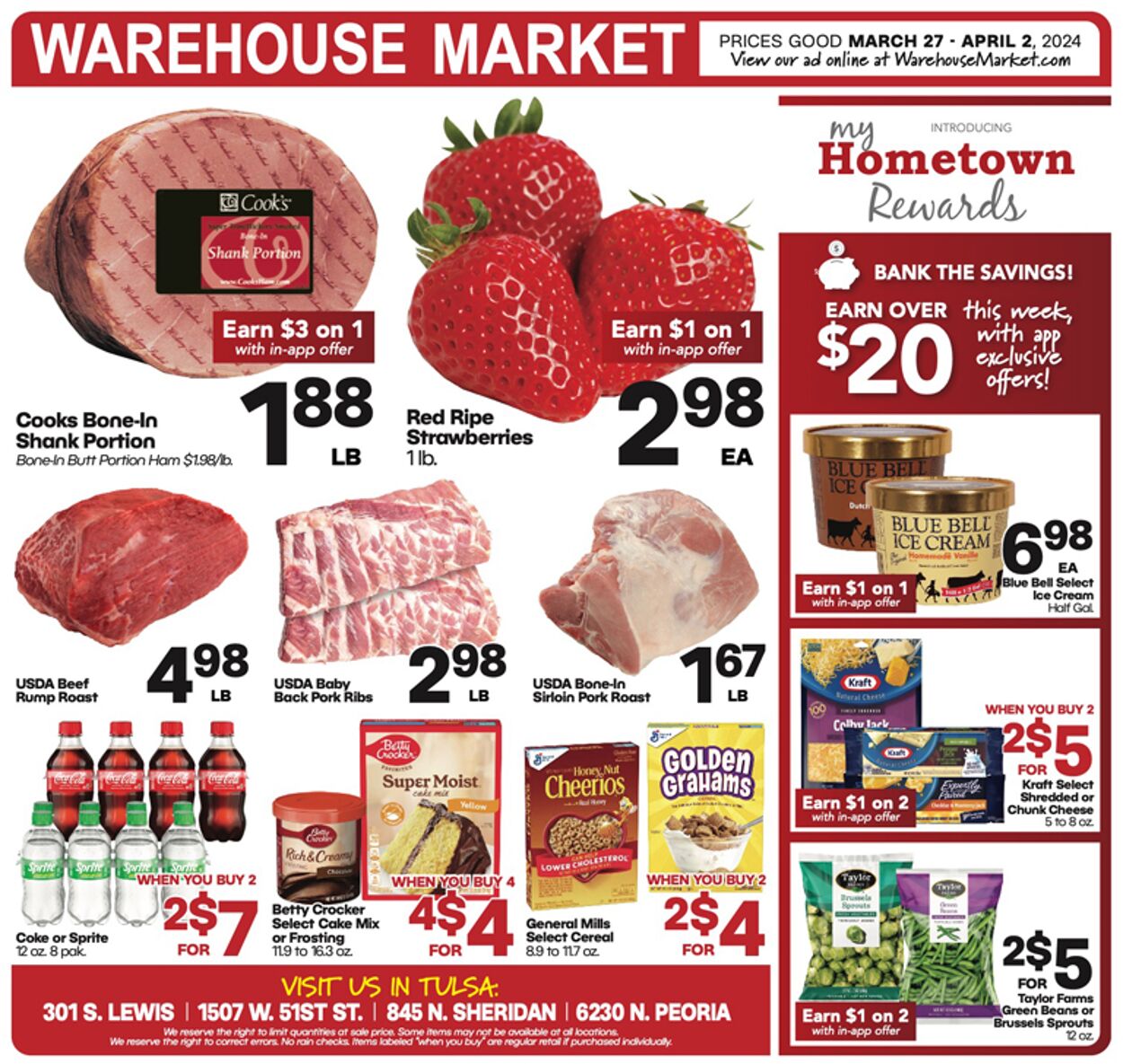 Warehouse Market Weekly Ad Circular - valid 03/27-04/02/2024