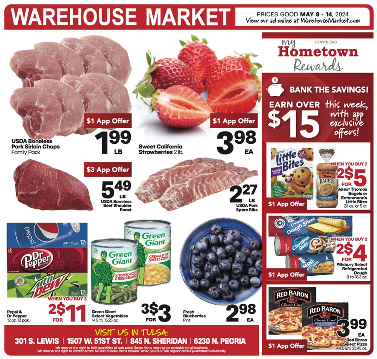 Warehouse Market Weekly Ad Circular - valid 05/08-05/14/2024