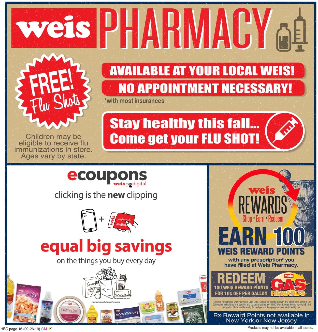 Weis Weekly Ad Circular - valid 09/26-10/31/2019 (Page 16)