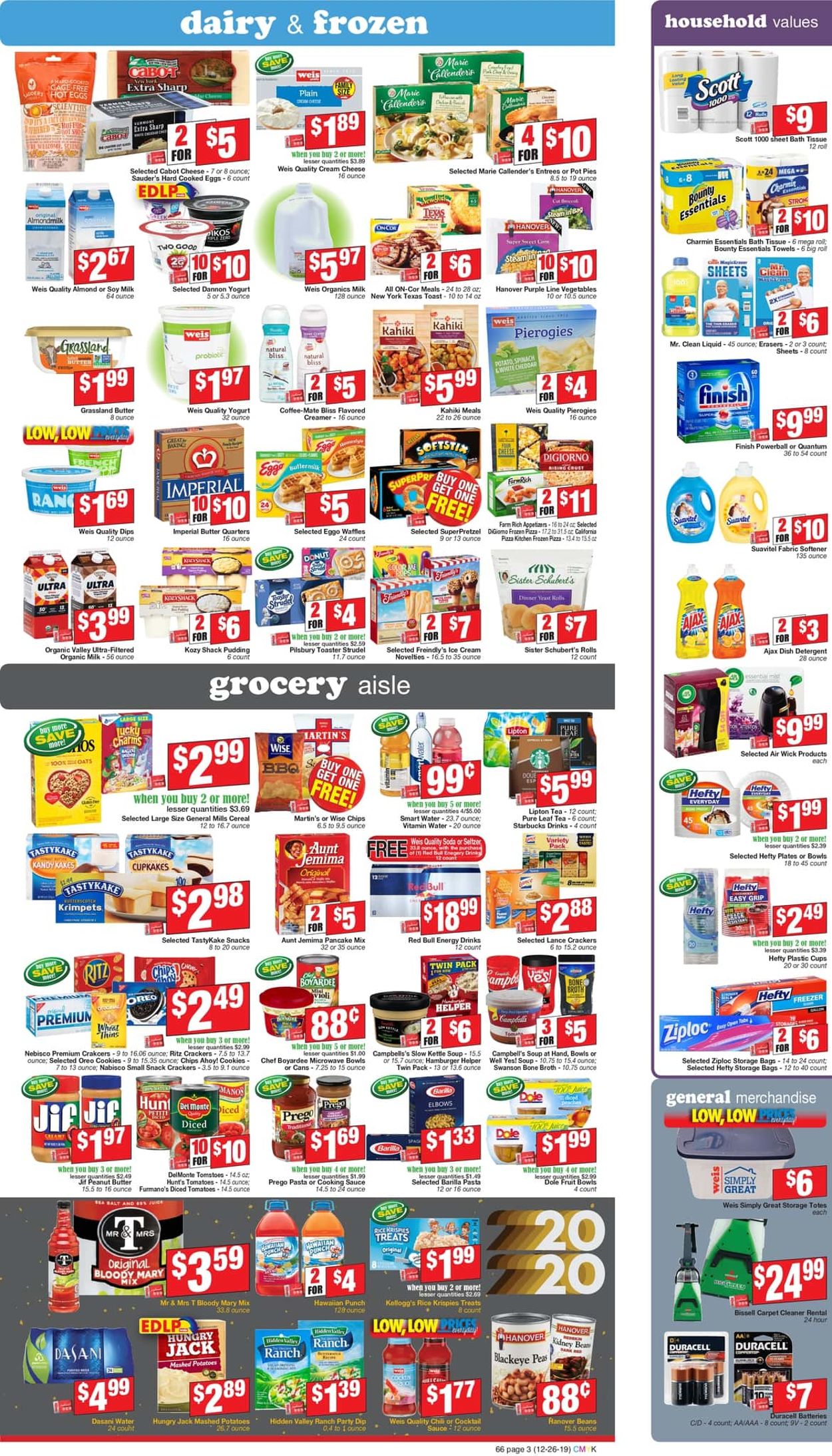 Weis - New Year's Ad 2019/2020 Weekly Ad Circular - valid 12/26-01/02/2020 (Page 3)