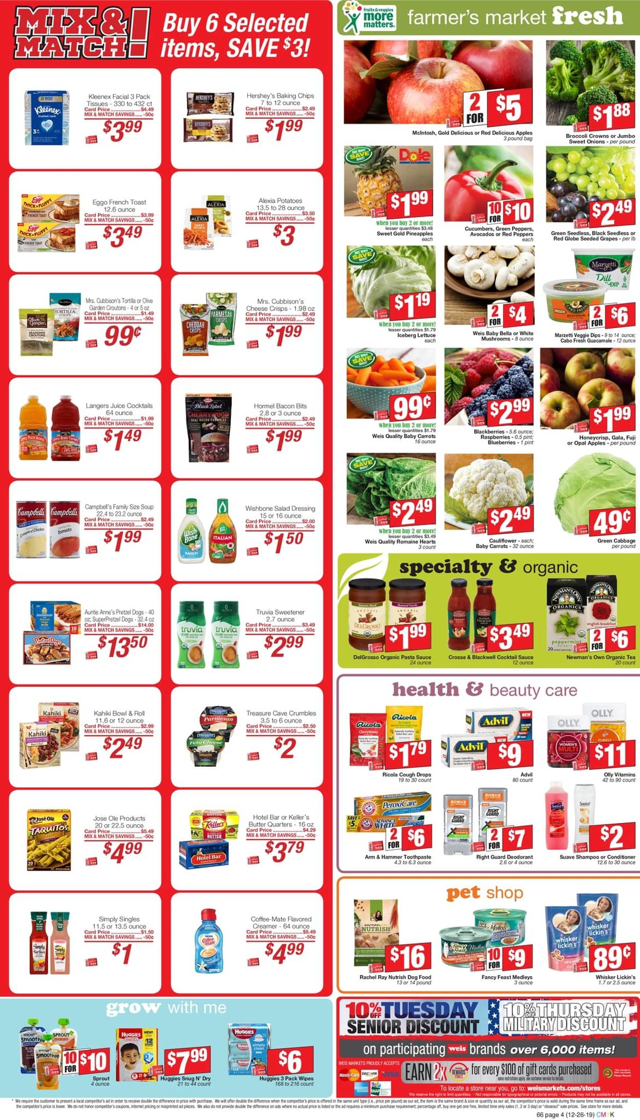 Weis - New Year's Ad 2019/2020 Weekly Ad Circular - valid 12/26-01/02/2020 (Page 4)