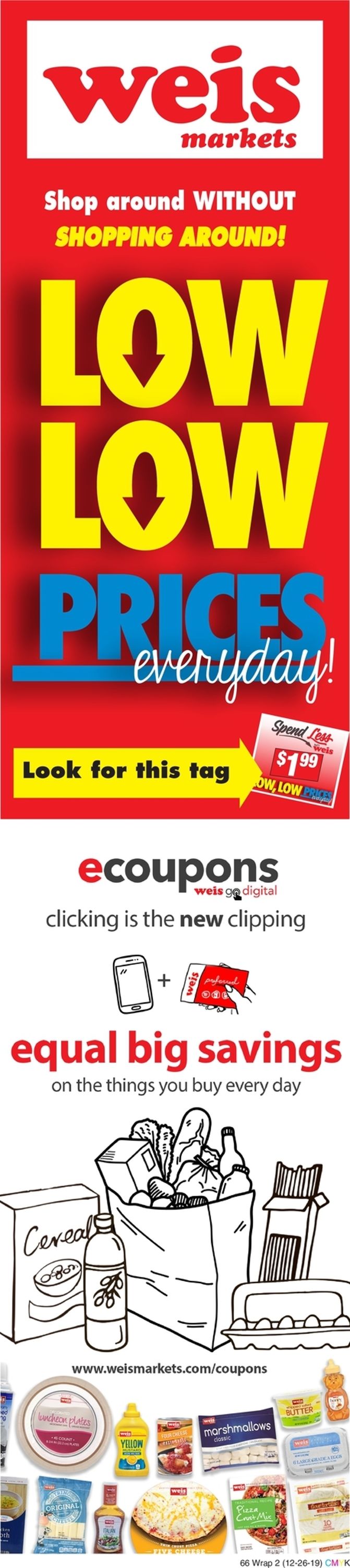 Weis - New Year's Ad 2019/2020 Weekly Ad Circular - valid 12/26-01/02/2020 (Page 8)