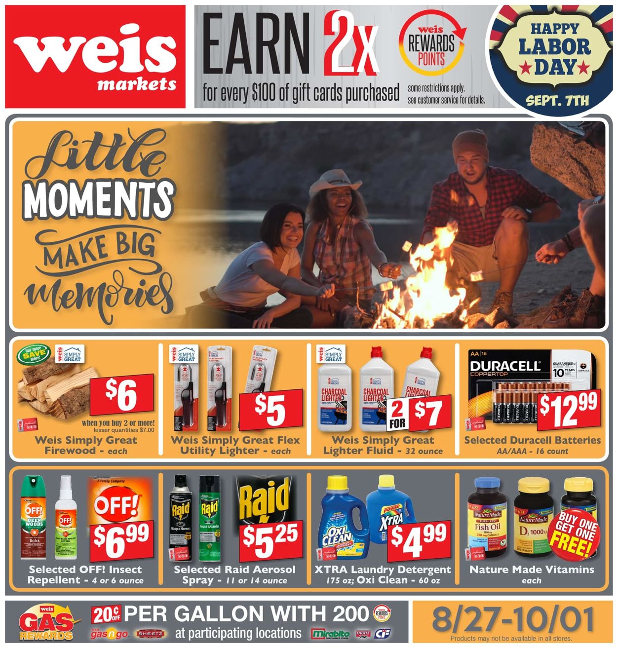 Weis Weekly Ad Circular - valid 08/27-10/01/2020