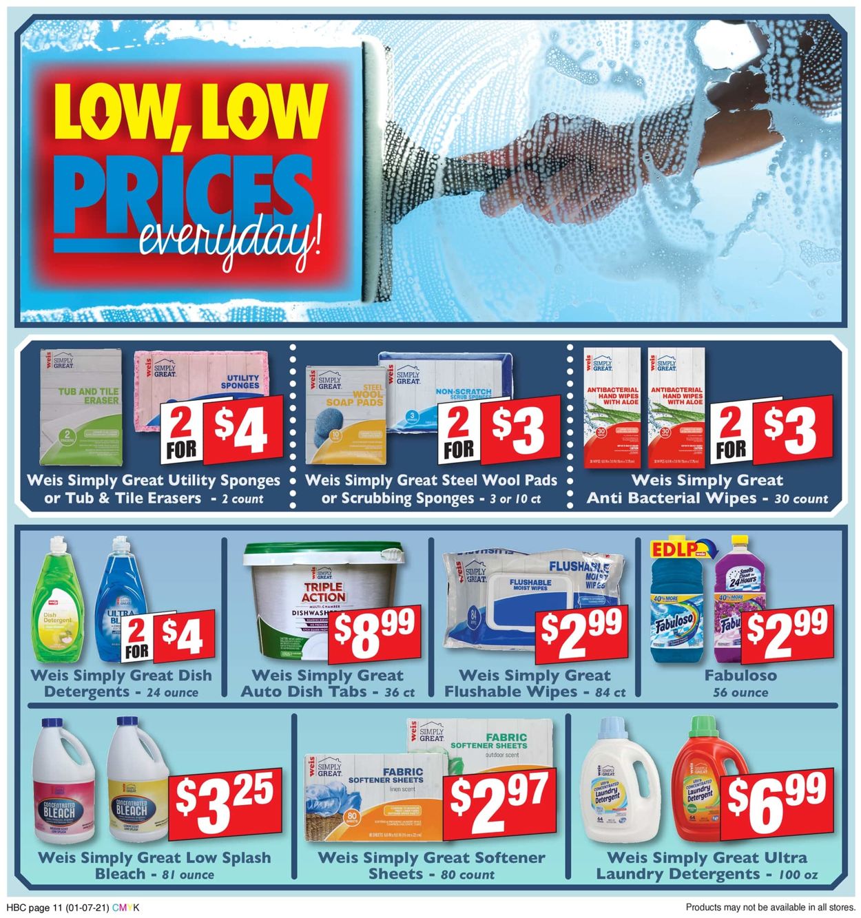 Weis Home Ad 2021 Weekly Ad Circular - valid 01/07-02/04/2021 (Page 11)