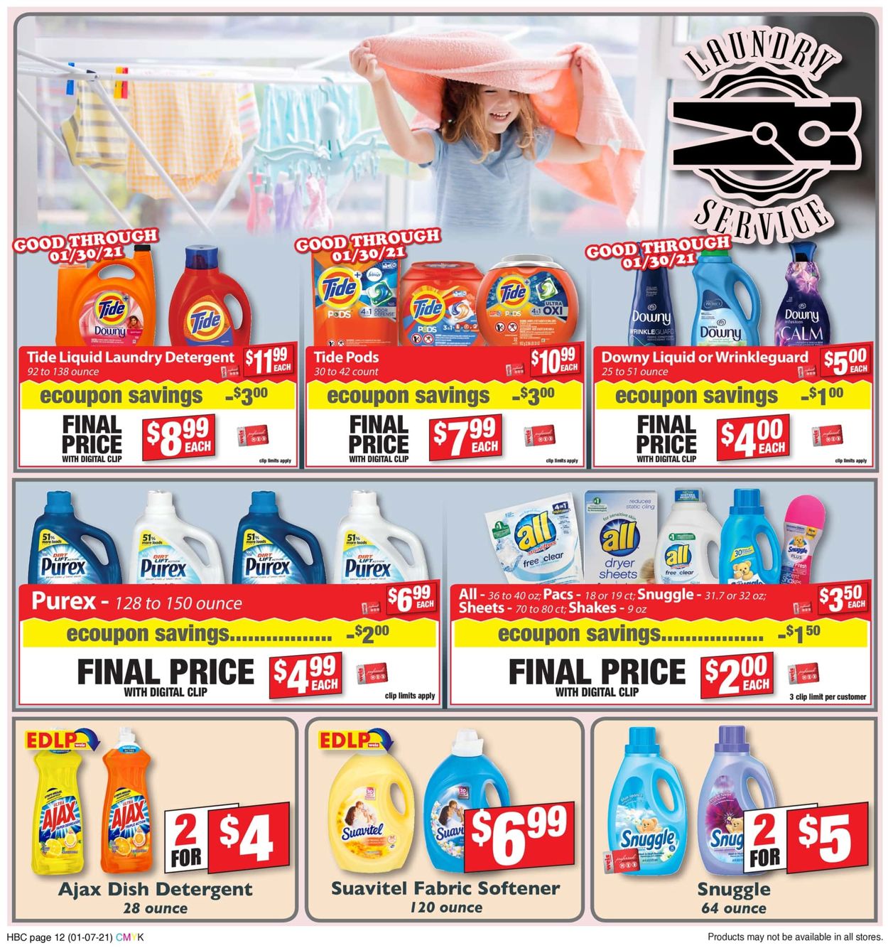 Weis Home Ad 2021 Weekly Ad Circular - valid 01/07-02/04/2021 (Page 12)