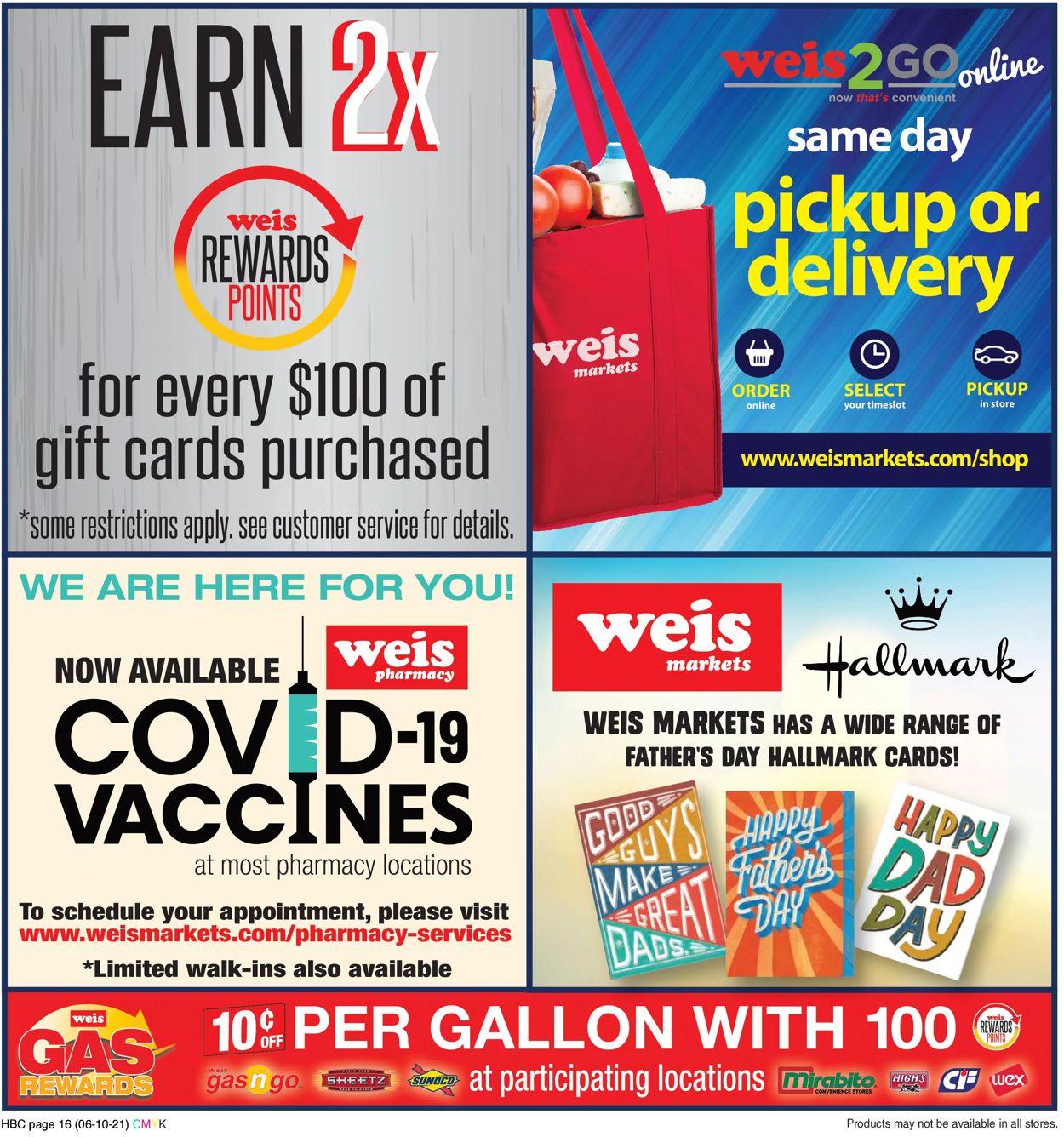 Weis Weekly Ad Circular - valid 06/10-07/15/2021 (Page 16)