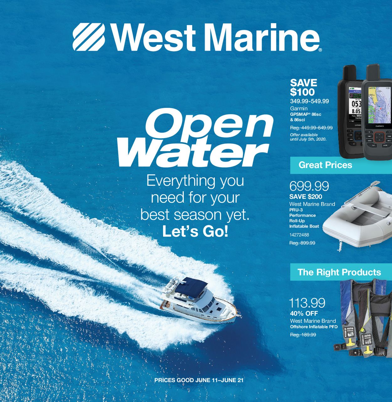 West Marine Weekly Ad Circular - valid 06/11-06/21/2020