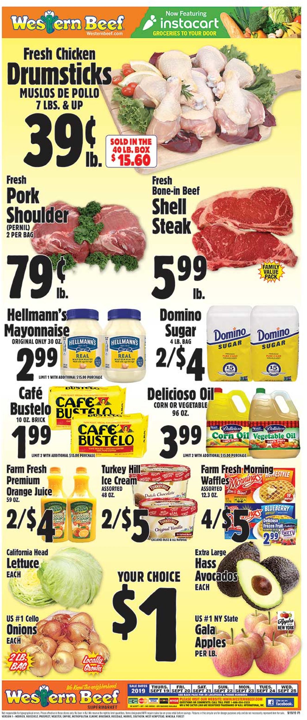 Western Beef Weekly Ad Circular - valid 09/19-09/25/2019