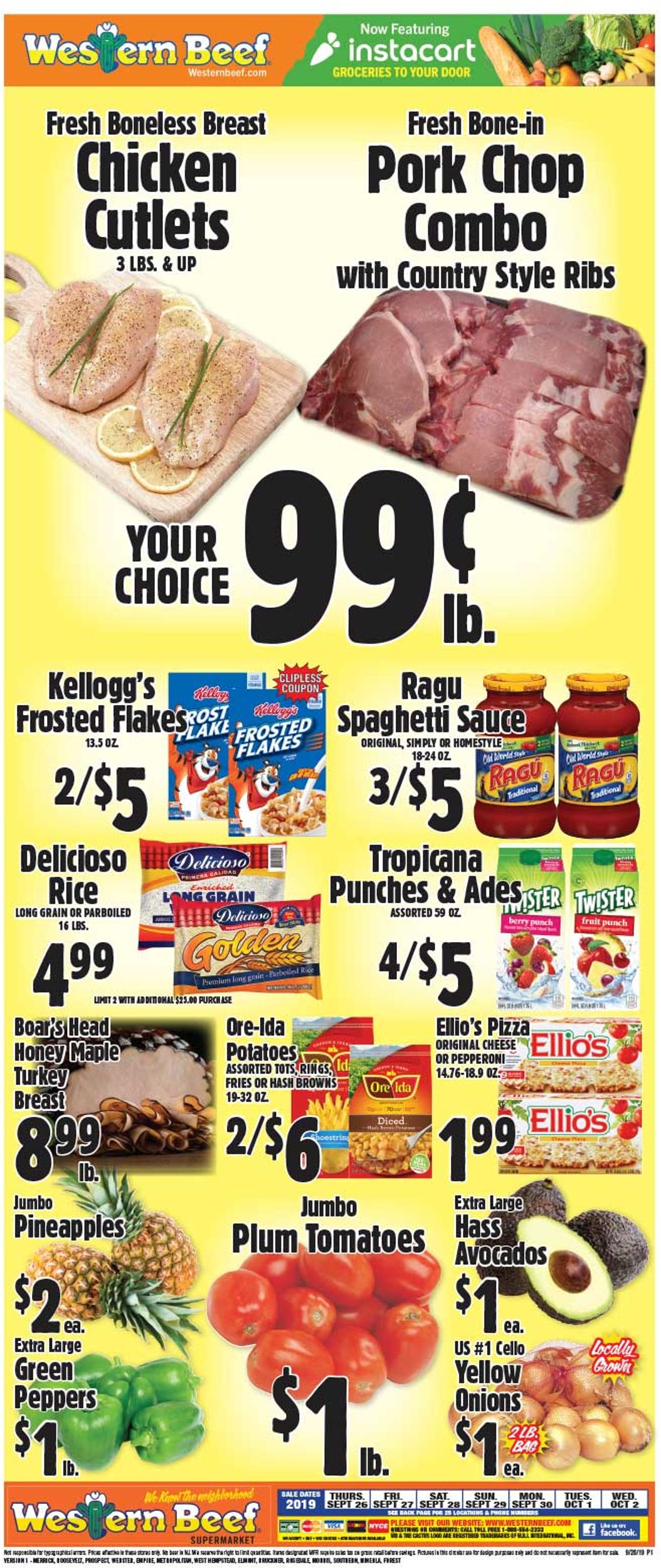 Western Beef Weekly Ad Circular - valid 09/26-10/02/2019