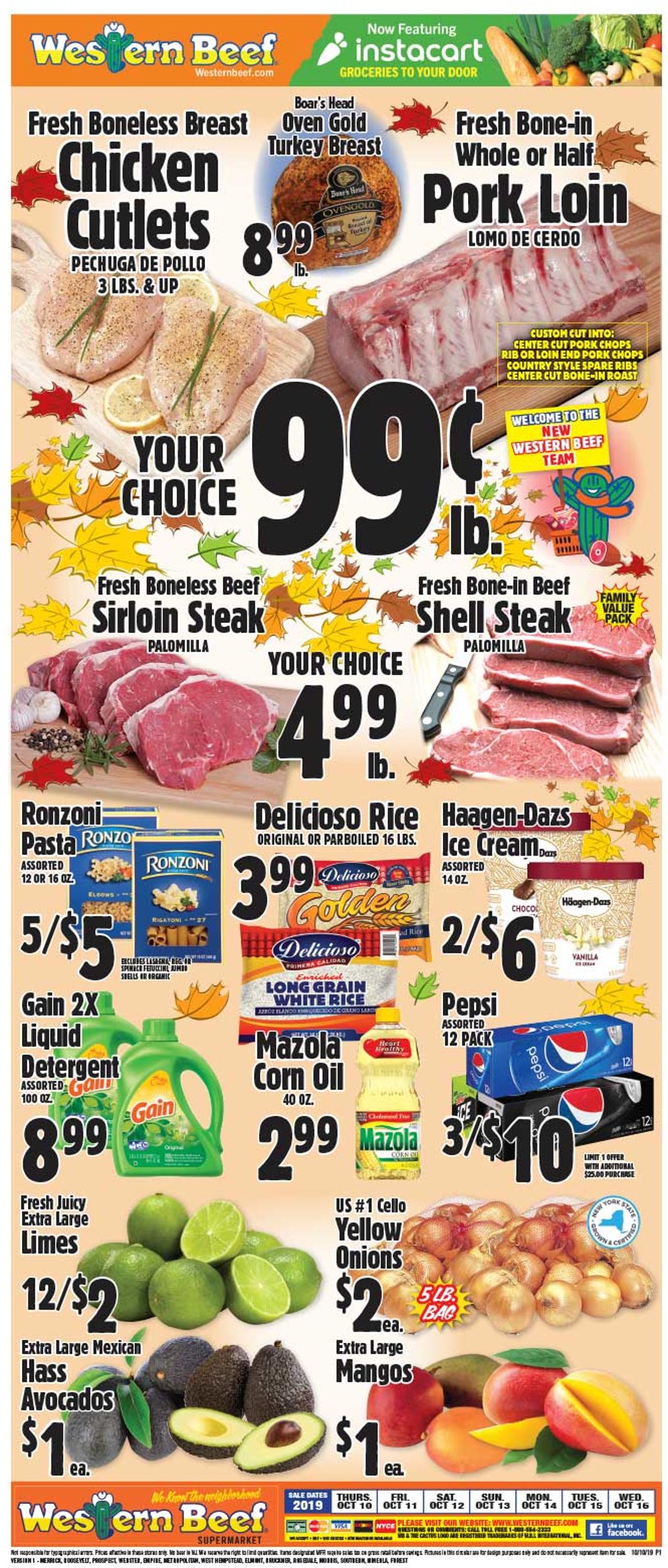 Western Beef Weekly Ad Circular - valid 10/10-10/16/2019