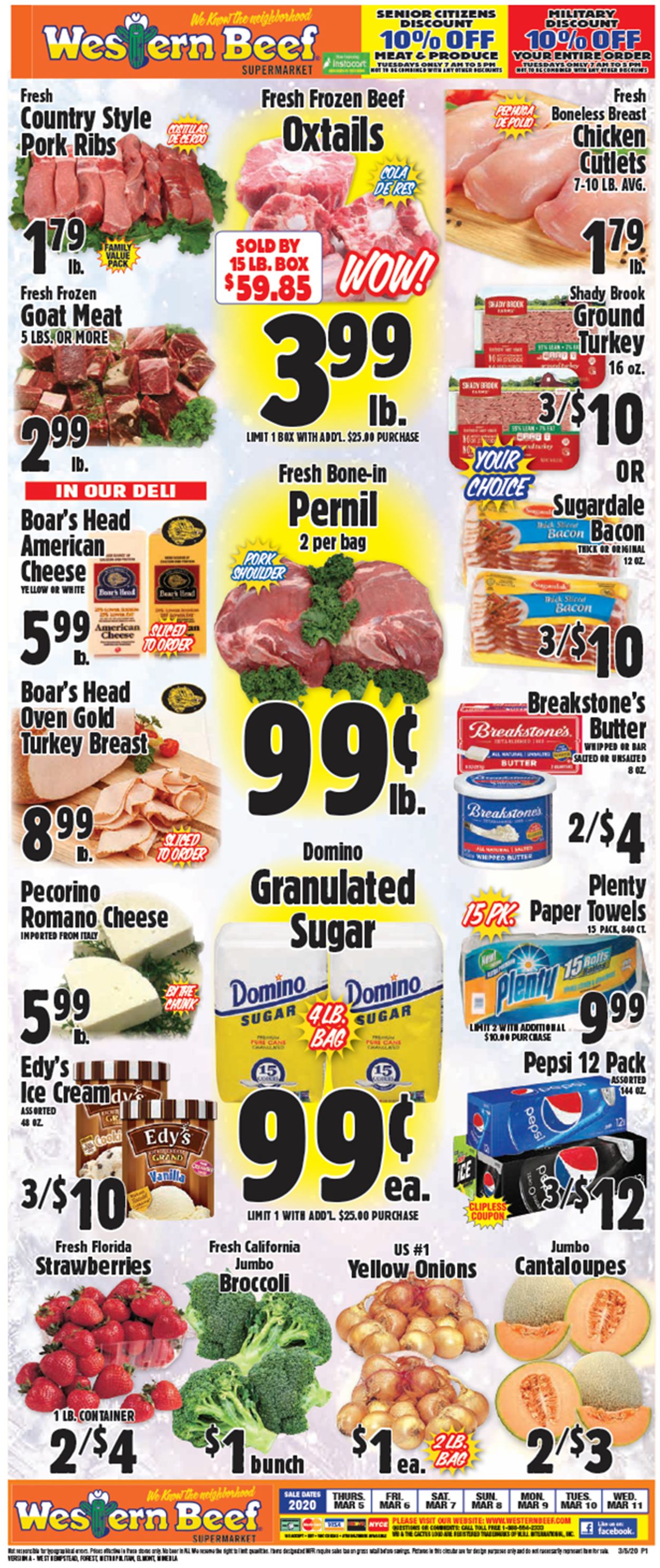 Western Beef Weekly Ad Circular - valid 03/05-03/11/2020