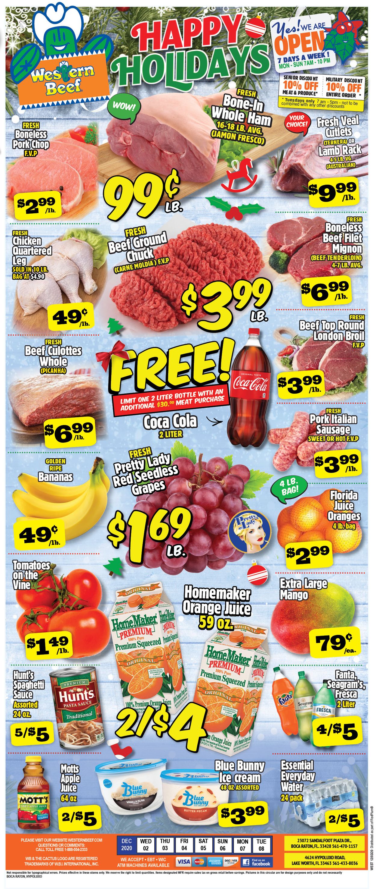Western Beef Weekly Ad Circular - valid 12/02-12/08/2020