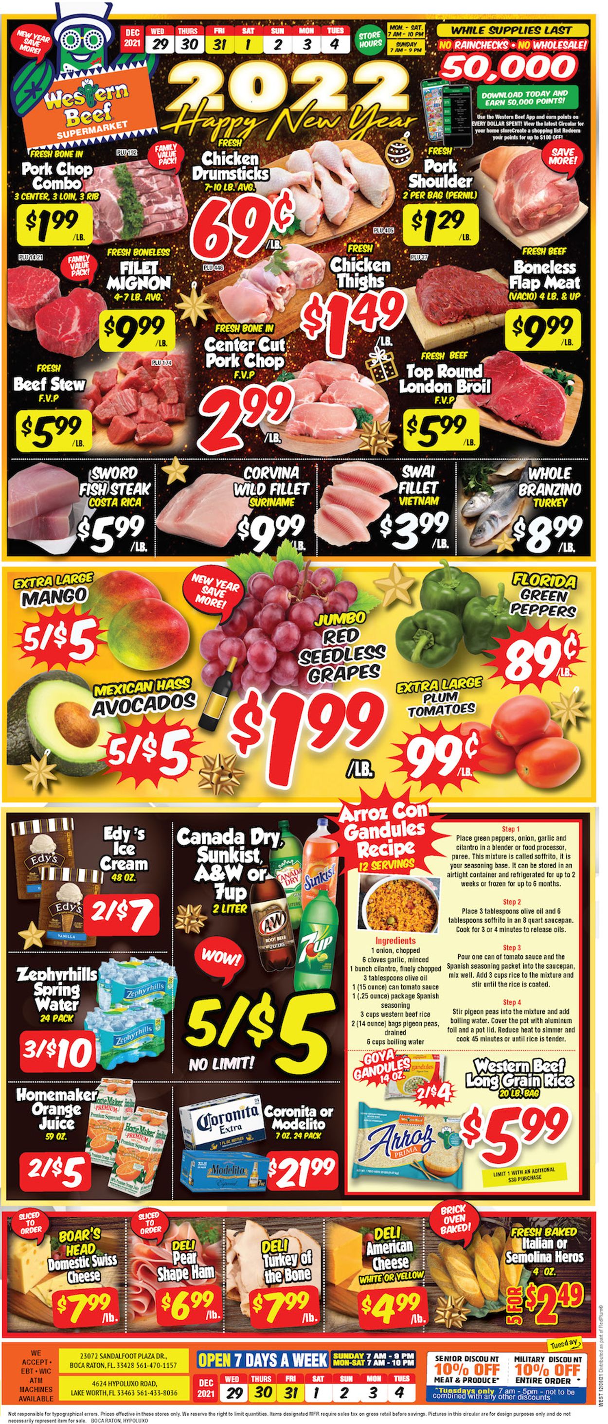 Western Beef Weekly Ad Circular - valid 12/29-01/04/2022