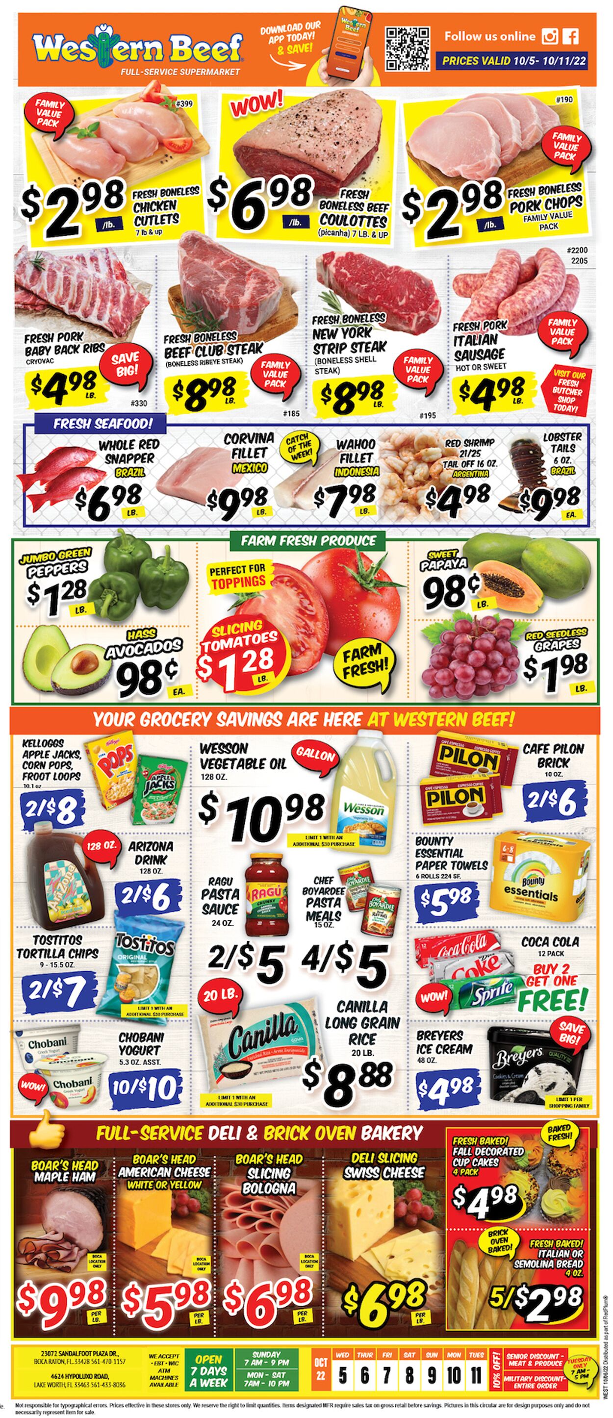 Western Beef Weekly Ad Circular - valid 10/05-10/11/2022
