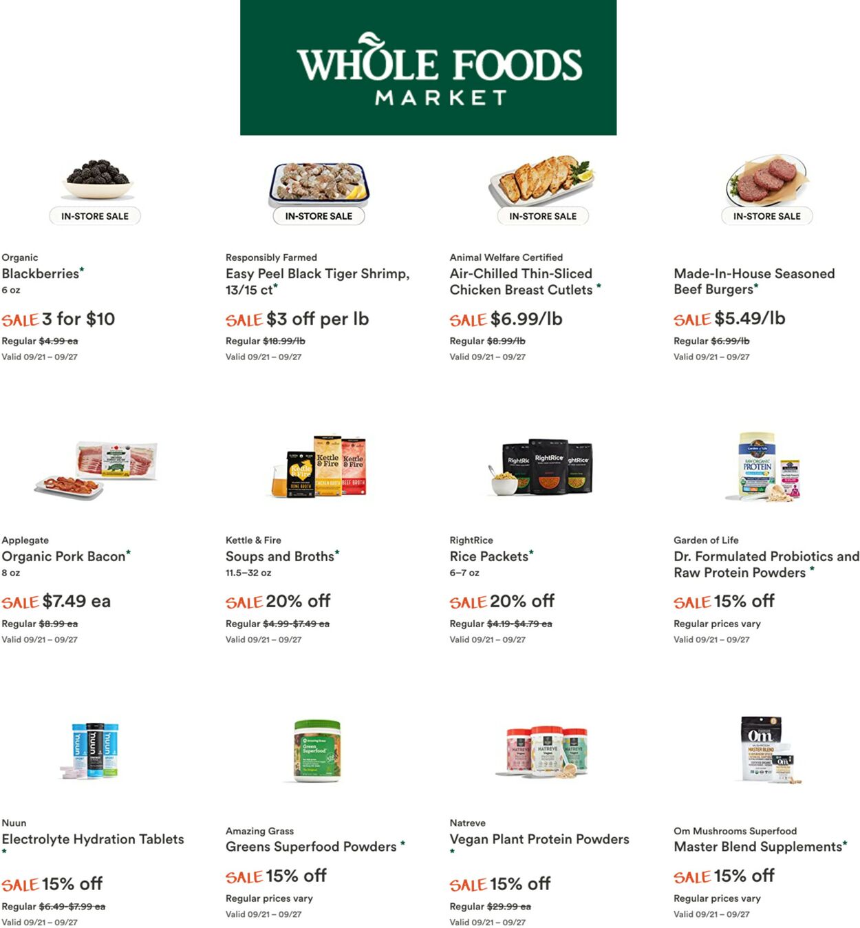 Whole Foods Weekly Ad Circular - valid 09/21-10/05/2022 (Page 2)