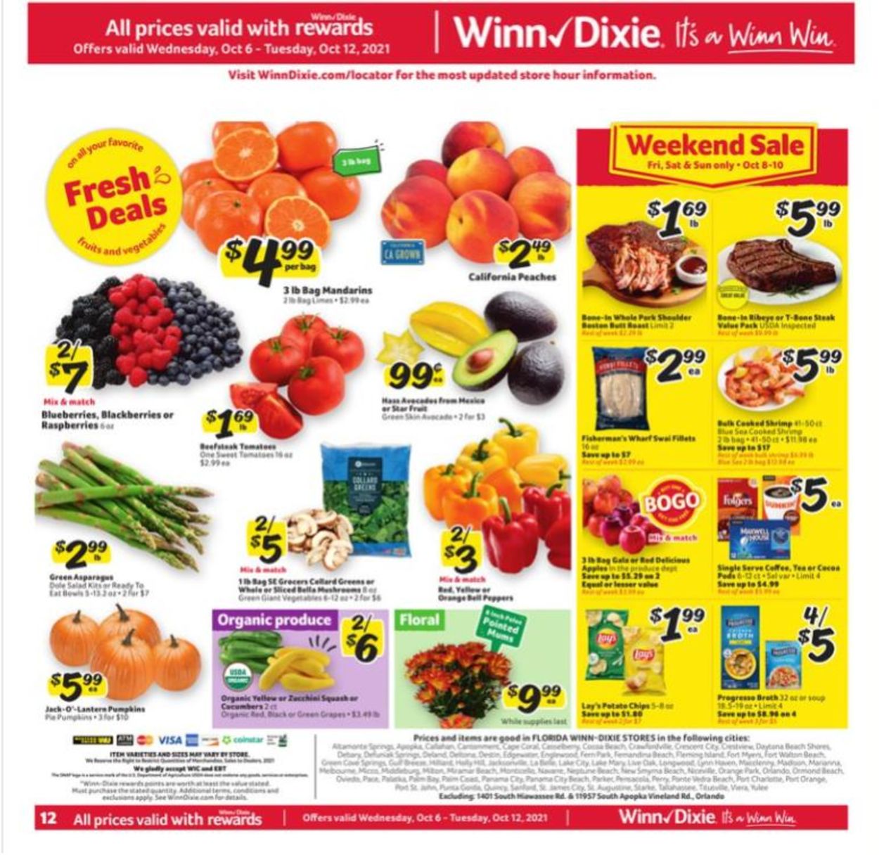Winn Dixie Weekly Ad Circular - valid 10/06-10/12/2021 (Page 24)