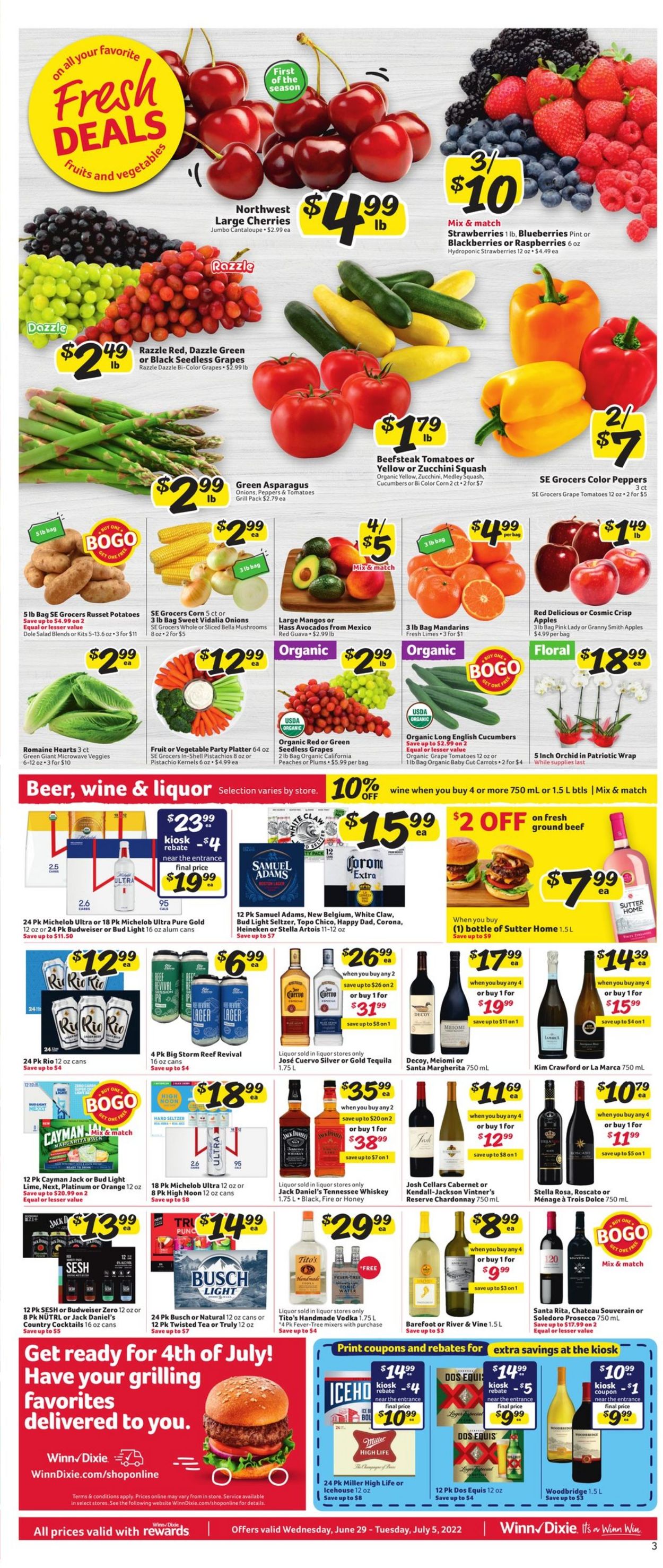 Winn Dixie - 4th of July Sale Weekly Ad Circular - valid 06/29-07/05/2022 (Page 5)