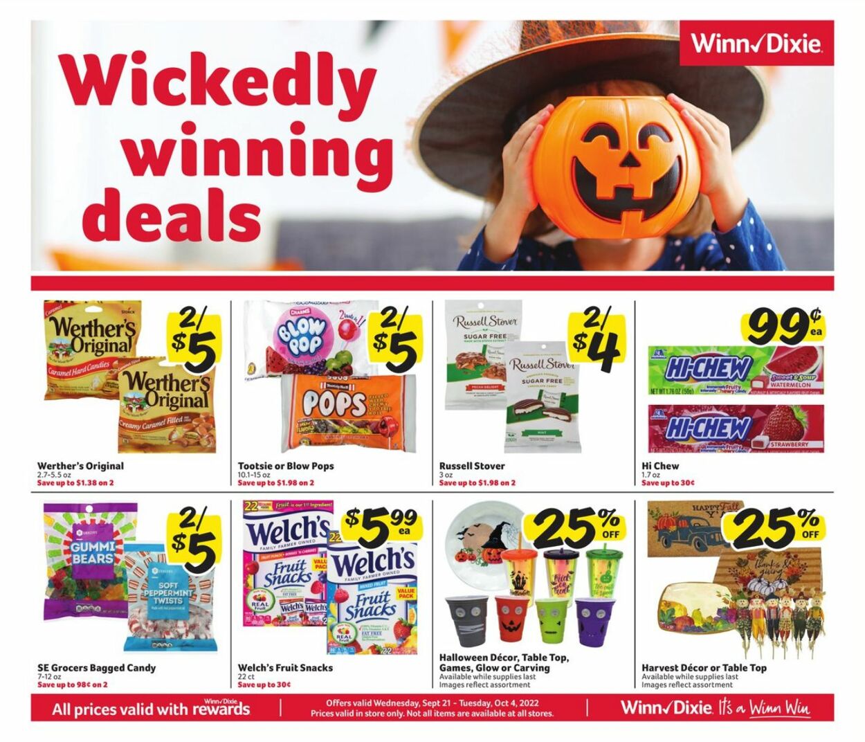 Winn Dixie Weekly Ad Circular - valid 09/21-10/04/2022 (Page 4)