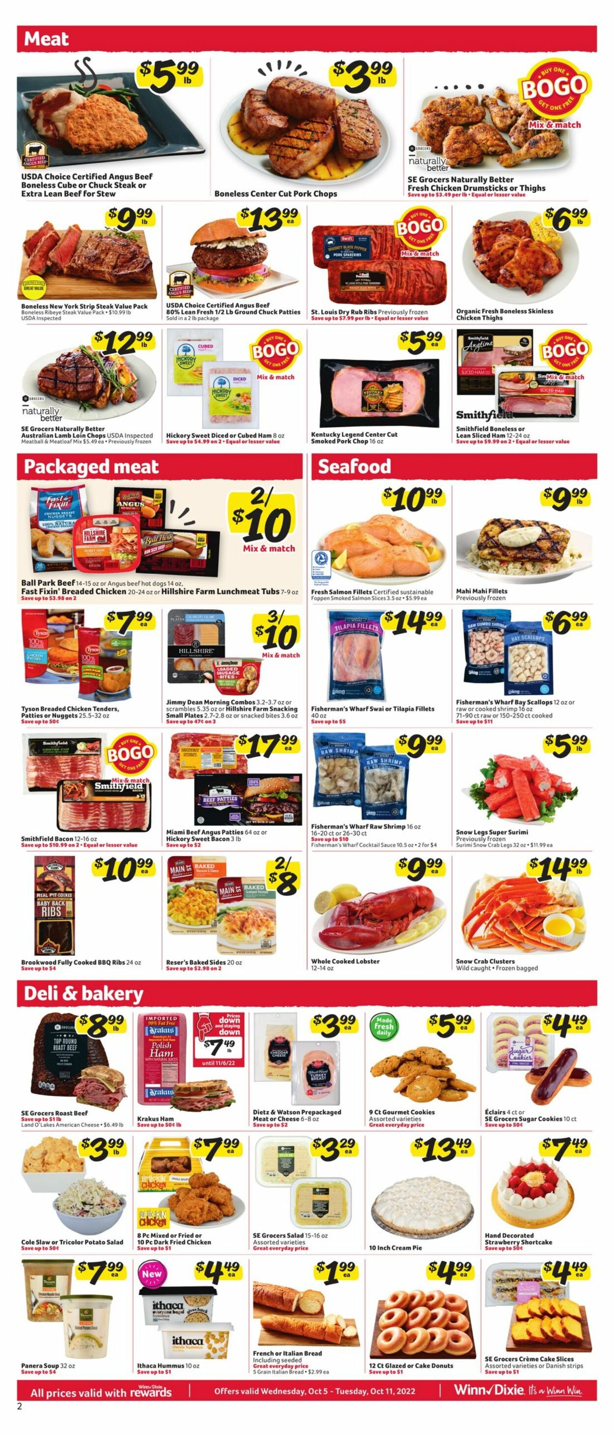 Winn Dixie Weekly Ad Circular - valid 10/05-10/11/2022 (Page 3)
