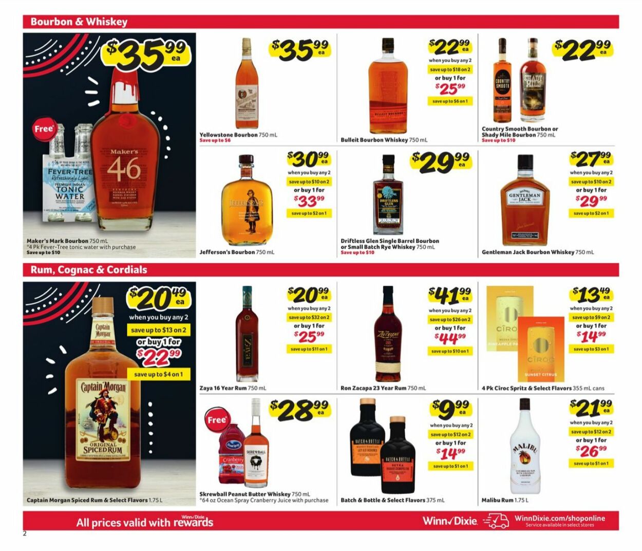 Winn Dixie Weekly Ad Circular - valid 01/02-01/29/2023 (Page 2)