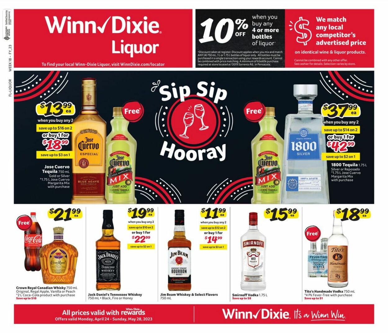 Winn Dixie Weekly Ad Circular - valid 04/24-05/28/2023