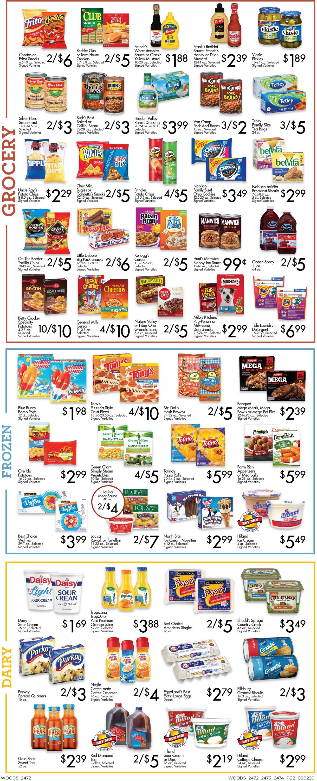 Woods Supermarket Weekly Ad Circular - valid 09/02-09/08/2020 (Page 2)