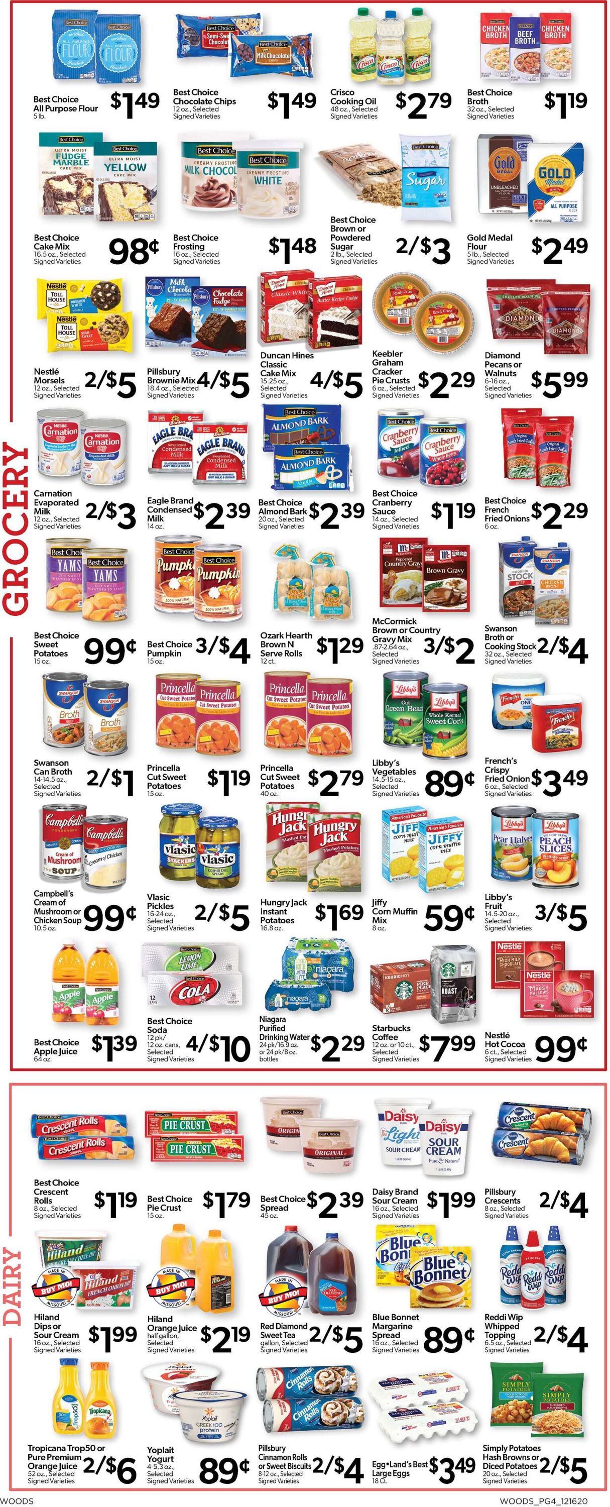 Woods Supermarket Weekly Ad Circular - valid 12/16-12/24/2020 (Page 4)