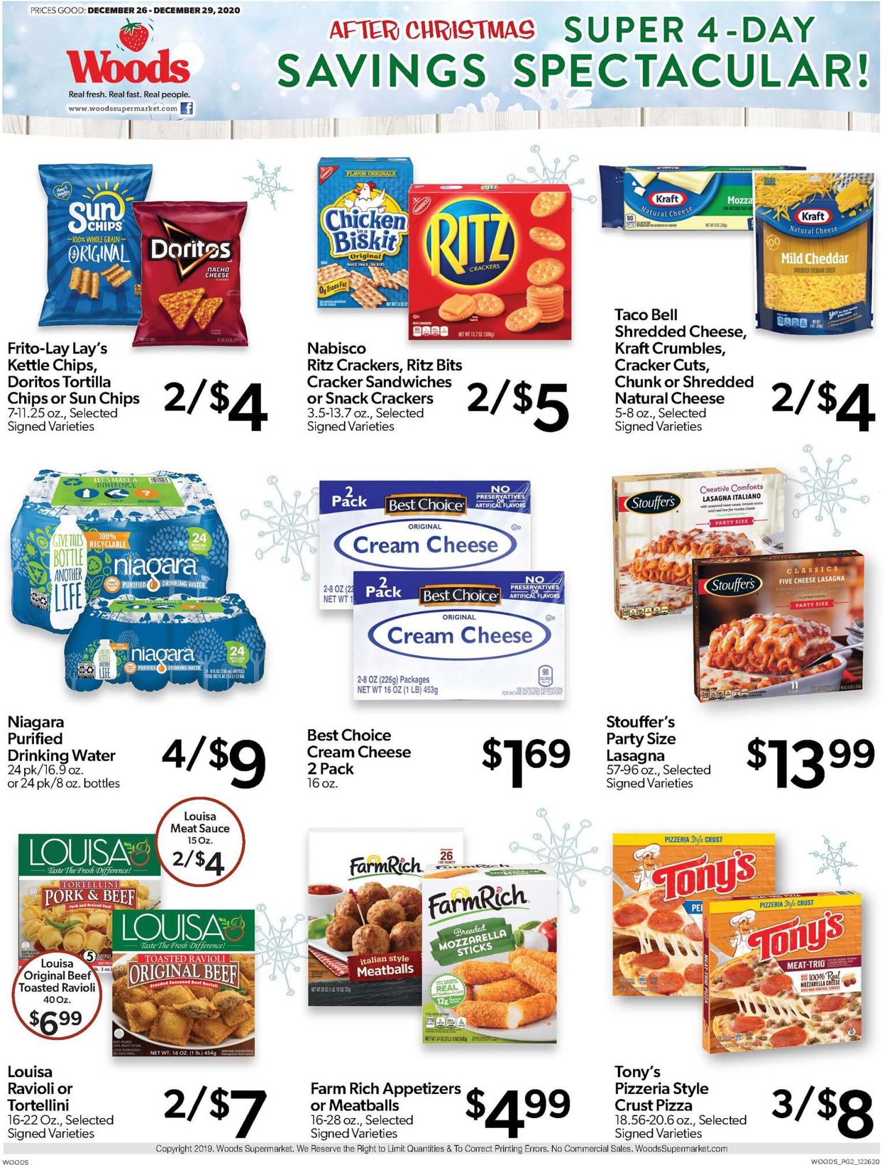 Woods Supermarket Weekly Ad Circular - valid 12/26-12/29/2020 (Page 2)
