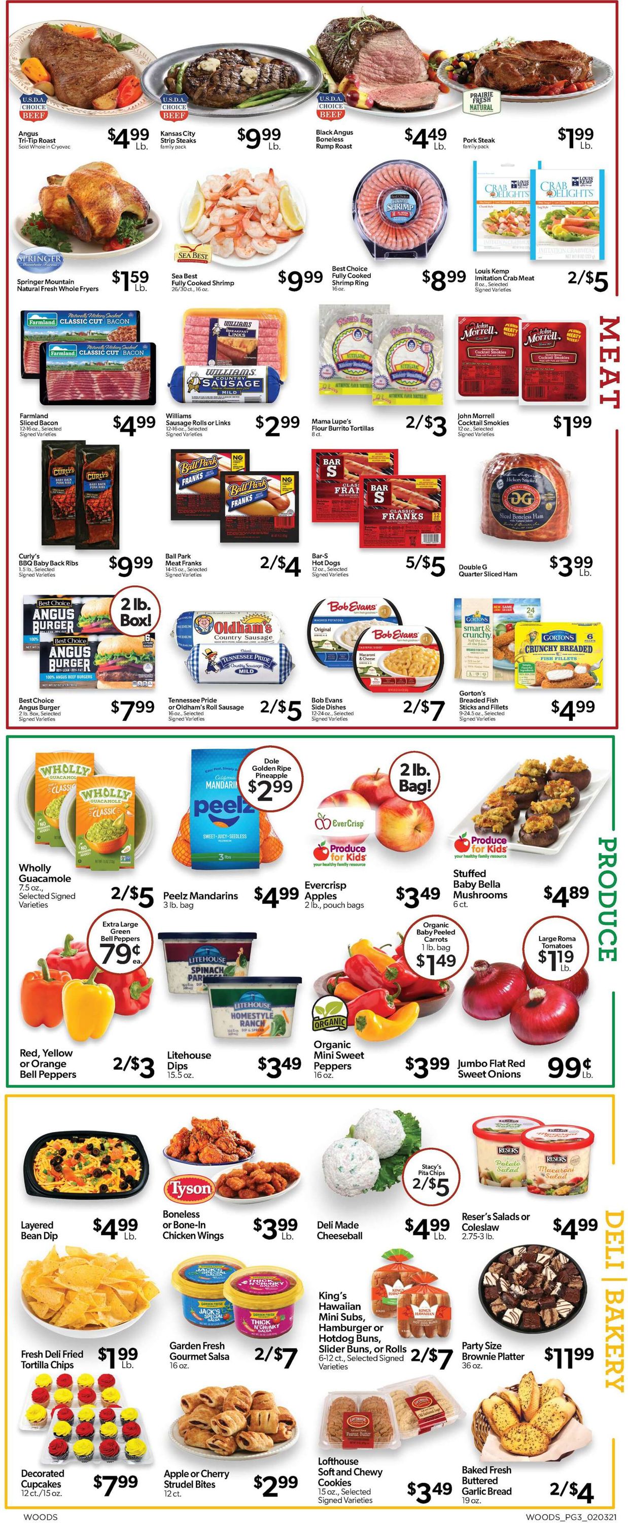 Woods Supermarket Weekly Ad Circular - valid 02/03-02/09/2021 (Page 3)