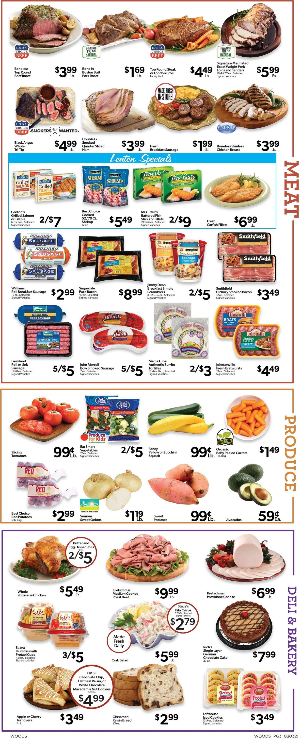 Woods Supermarket Weekly Ad Circular - valid 03/03-03/09/2021 (Page 3)