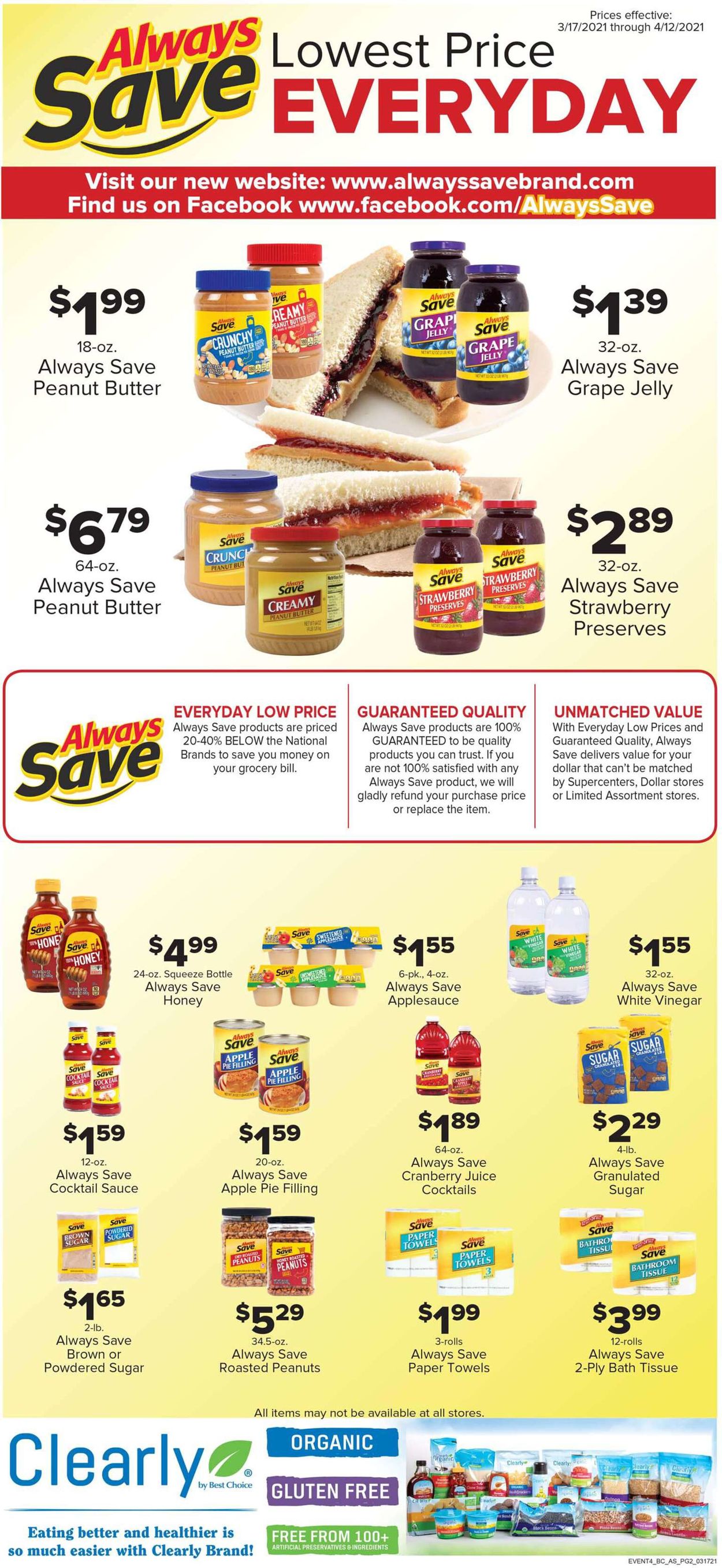 Woods Supermarket Weekly Ad Circular - valid 03/17-04/12/2021 (Page 2)